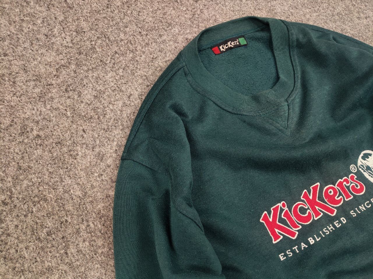 Kickers Vintage KicKers embroidered Emerald Sweatshirt Y2K Style Size US M / EU 48-50 / 2 - 7 Thumbnail