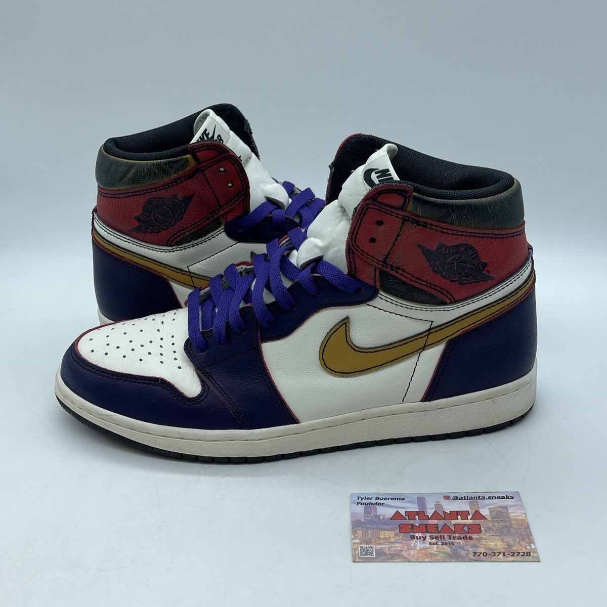 Jordan Brand Air Jordan 1 high La to Chicago Size US 10 / EU 43 - 1 Thumbnail