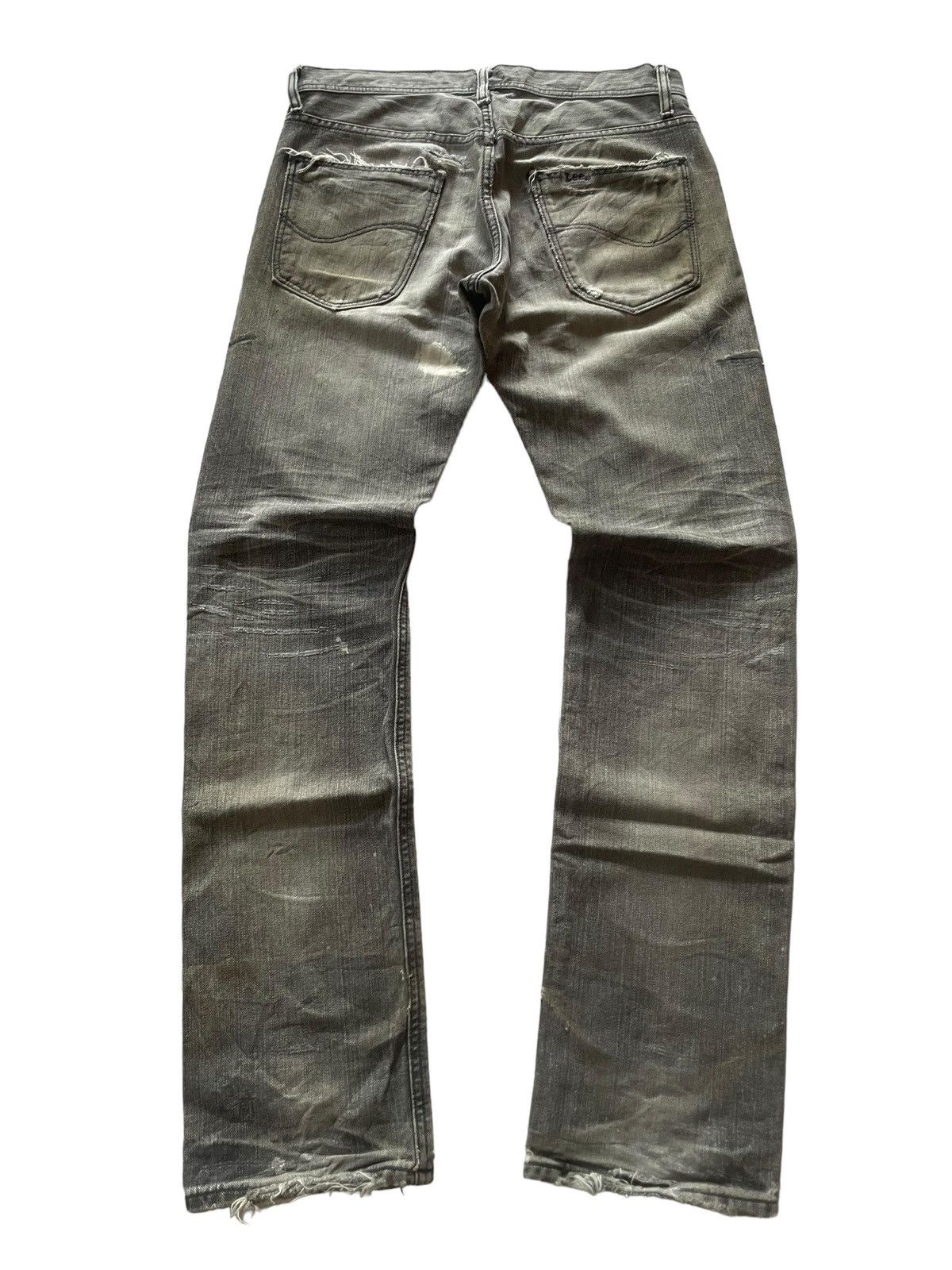 Hysteric Glamour × In The Attic × Lee Vintage Lee Japan Mud Claw Mark Distressed Denim Pants Size US 30 / EU 46 - 2 Thumbnail