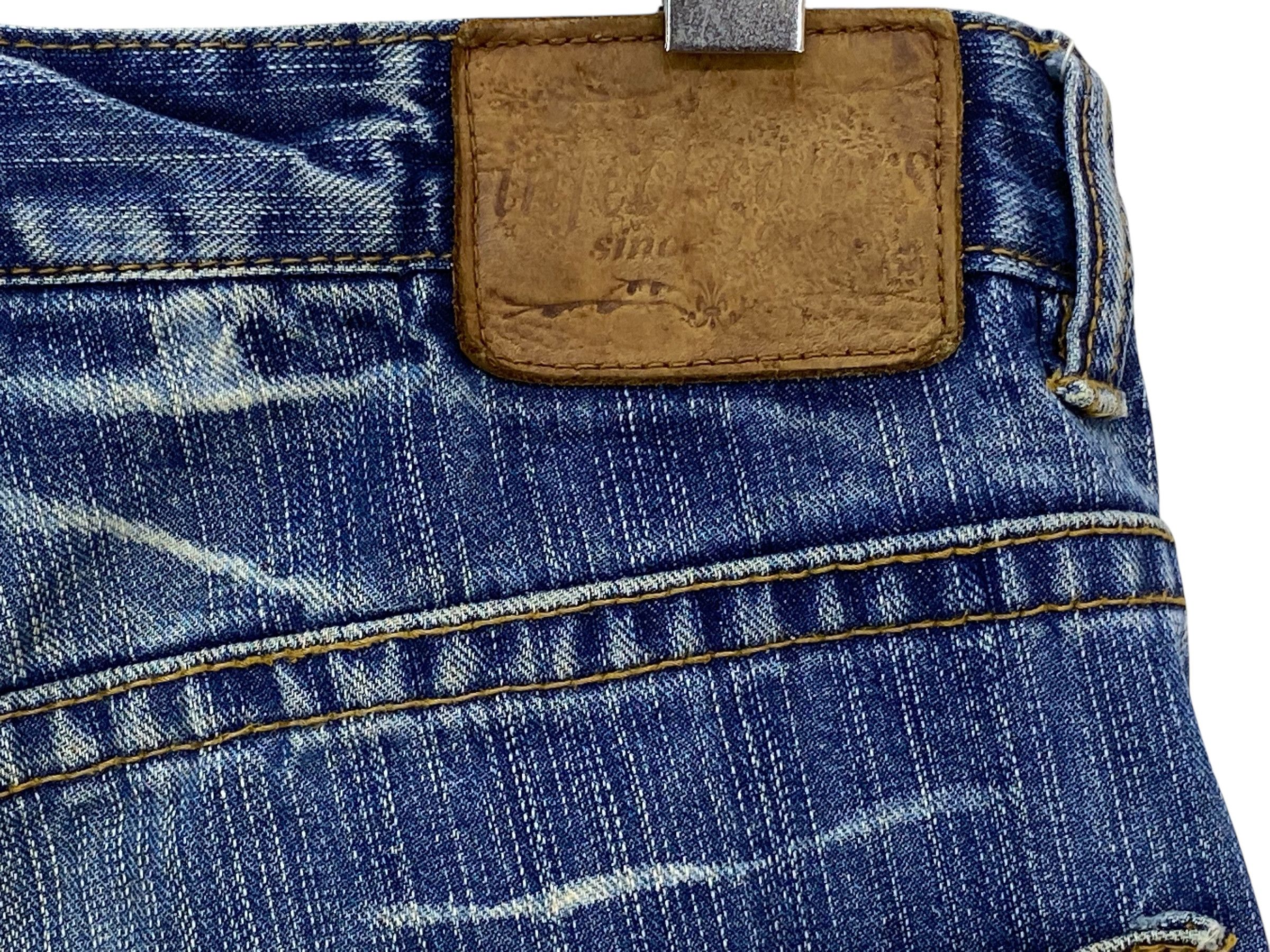 Other Acid Wash Denim Jeans Beads Stud Embellished Pants Size US 31 - 9 Thumbnail