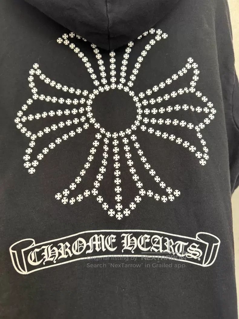 Chrome Hearts CHROME HEARTS Size 2XL Scroll-shaped crucifix zip-up hoodie Size US XXL / EU 58 / 5 - 2 Thumbnail