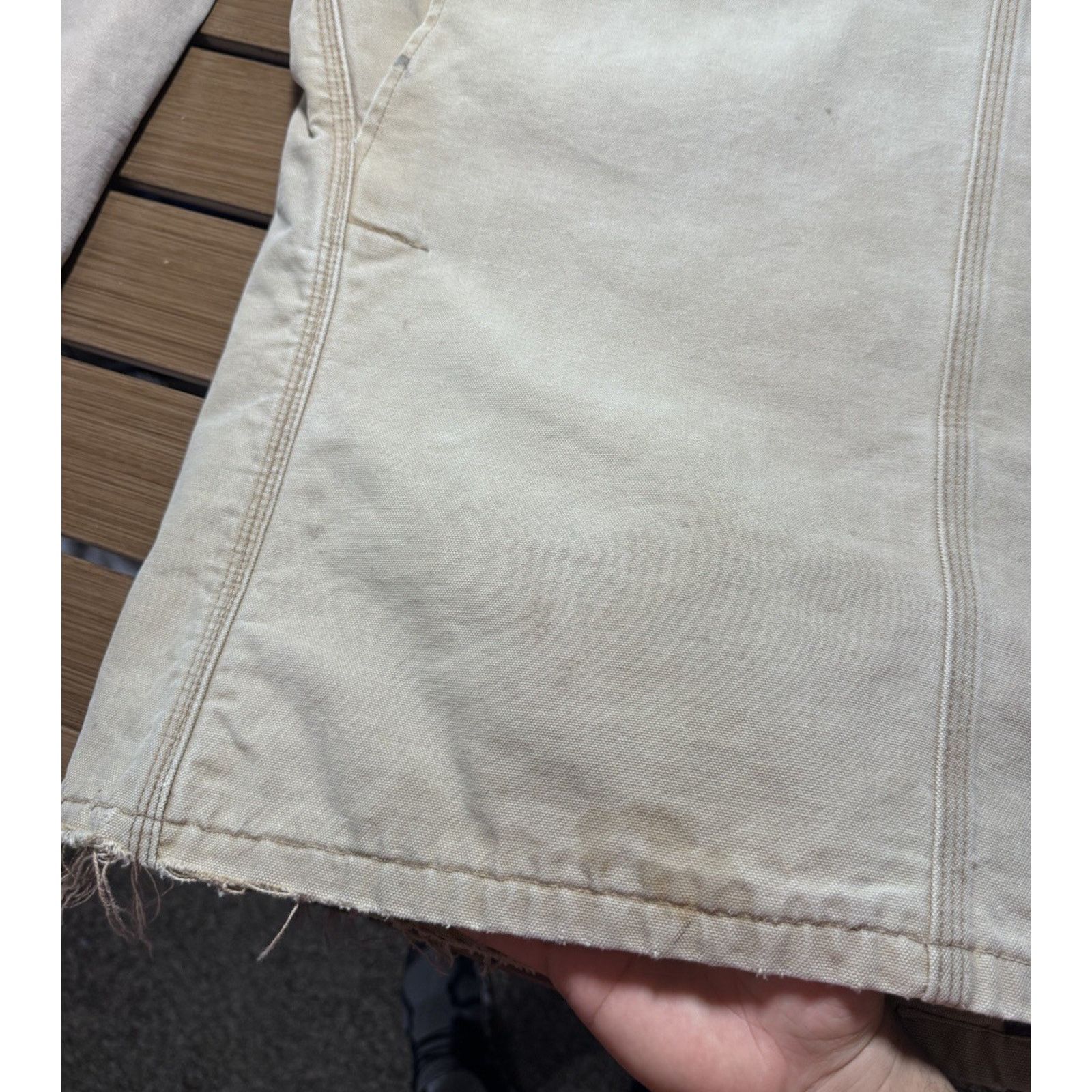 Carhartt Vintage 90’s Carhartt Chore Jacket XL Blanket Lined TAN Size US XL / EU 56 / 4 - 20 Thumbnail