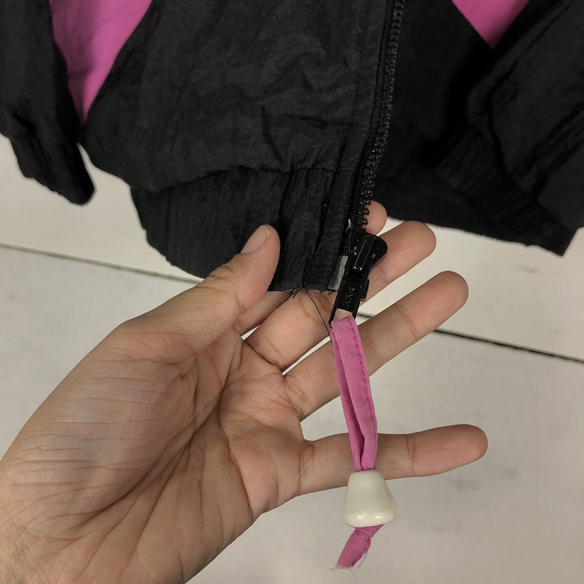 Japanese Brand 🔥Vtg Bomber Jacket Nylon Diamond Cut By Umbro Rare Design Size US M / EU 48-50 / 2 - 14 Thumbnail