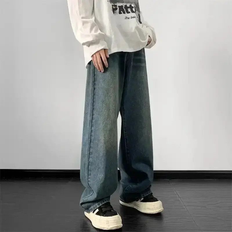 Japanese Brand Straight Denim Pants Harajuku Size US 34 / EU 50 - 4 Thumbnail