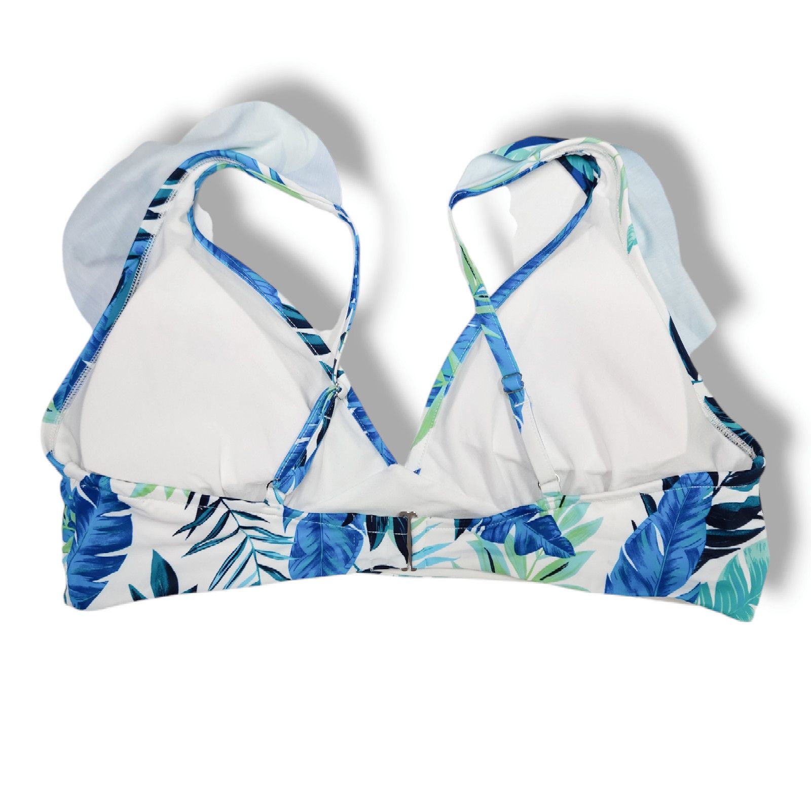 Other NWT Peyton & Parker Ruffle Bikini Swim Top Sz 2XL Blue Size ONE SIZE - 2 Thumbnail