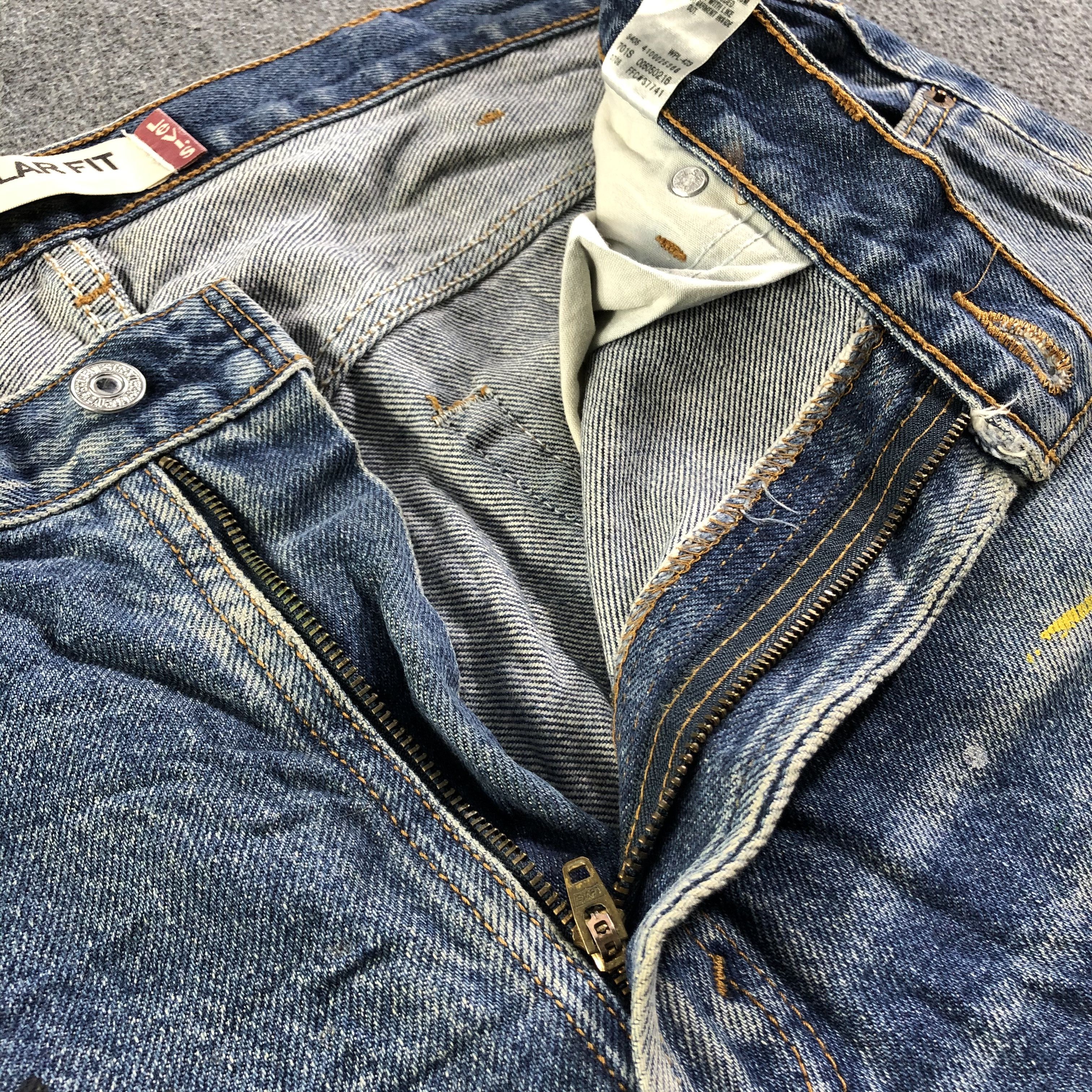 Levi's Vintage Blue Wash Levis 505 Jeans-J3334 Size US 39 - 9 Thumbnail