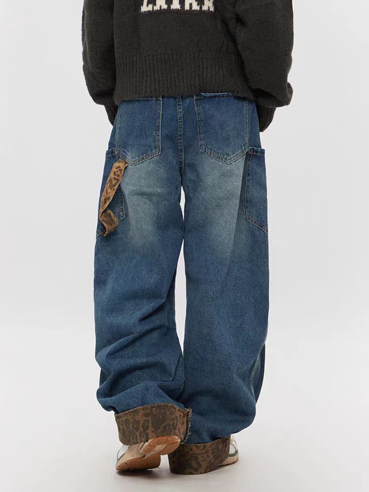 Designer × Jean × Vintage Washed Vintage Machete Large Pocket Y2K Jeans Size US 34 / EU 50 - 3 Thumbnail