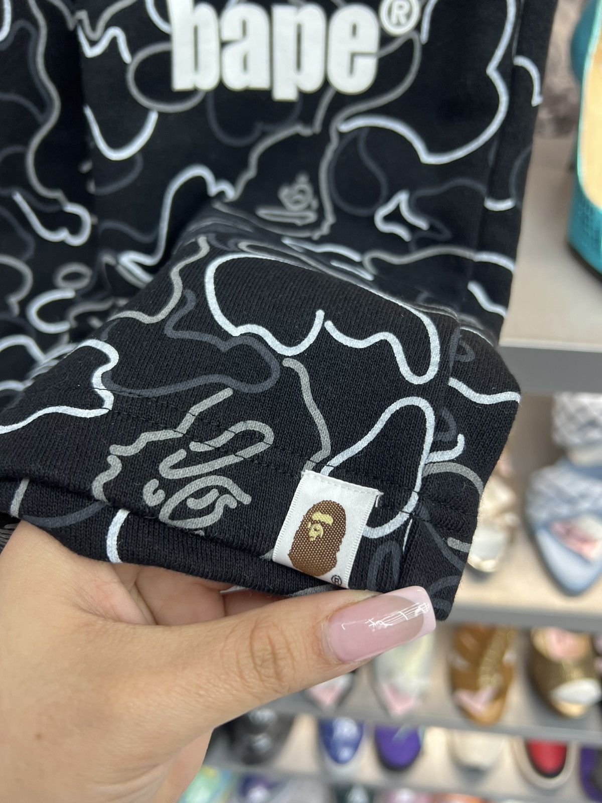 Bape Bape Black Shorts Size US 29 - 4 Thumbnail