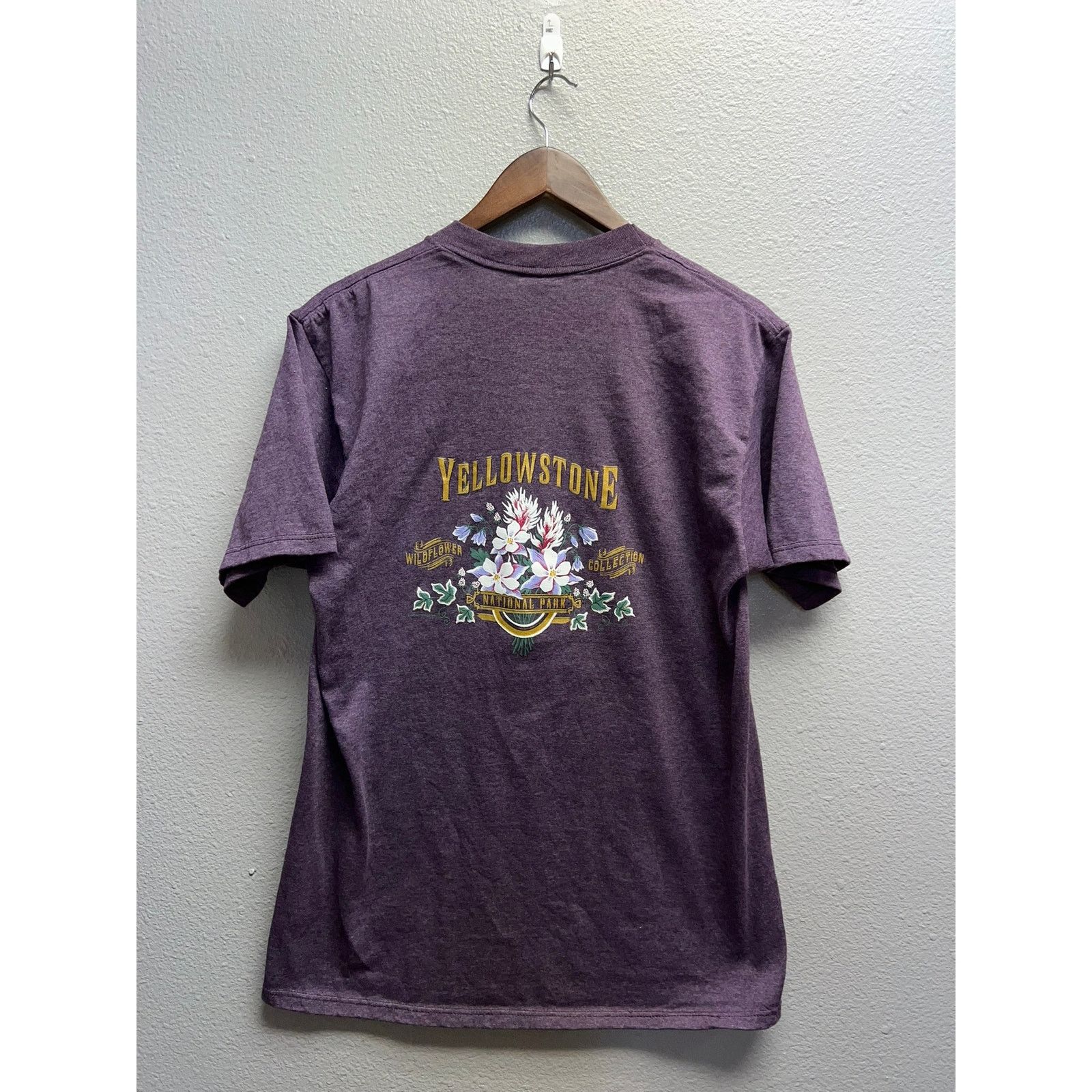 Jerzees Vintage Test Print Shirt Yellowstone Las Vegas Purple 90s L Size US L / EU 52-54 / 3 - 6 Thumbnail