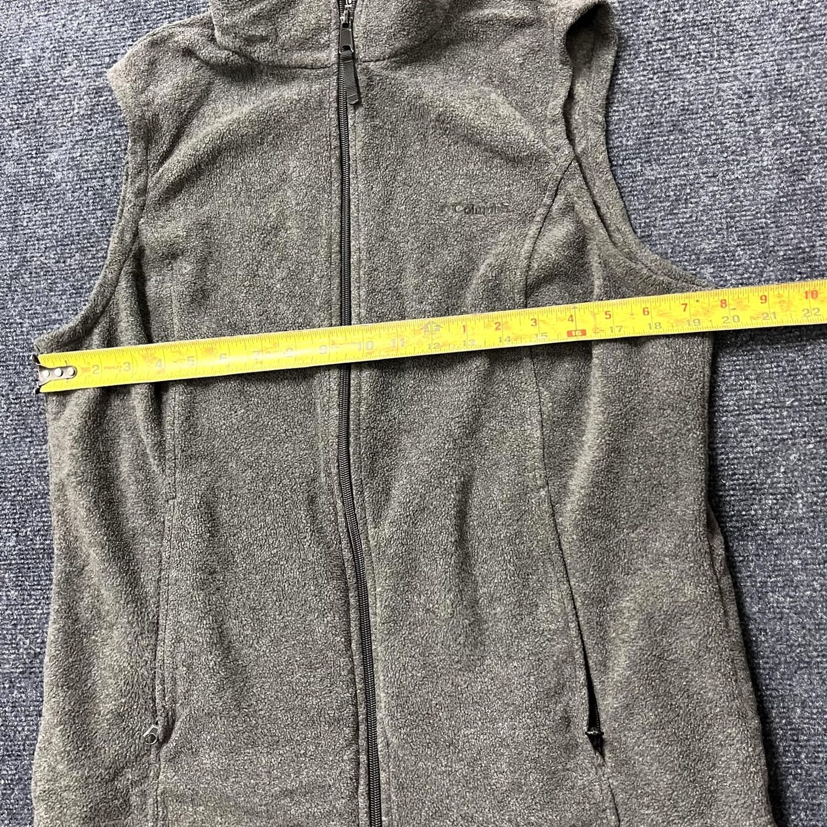 Vintage Columbia Vest Womens Large Gray Fleece Full Zip Pockets Outdoor Layering Size L / US 10 / IT 46 - 6 Thumbnail