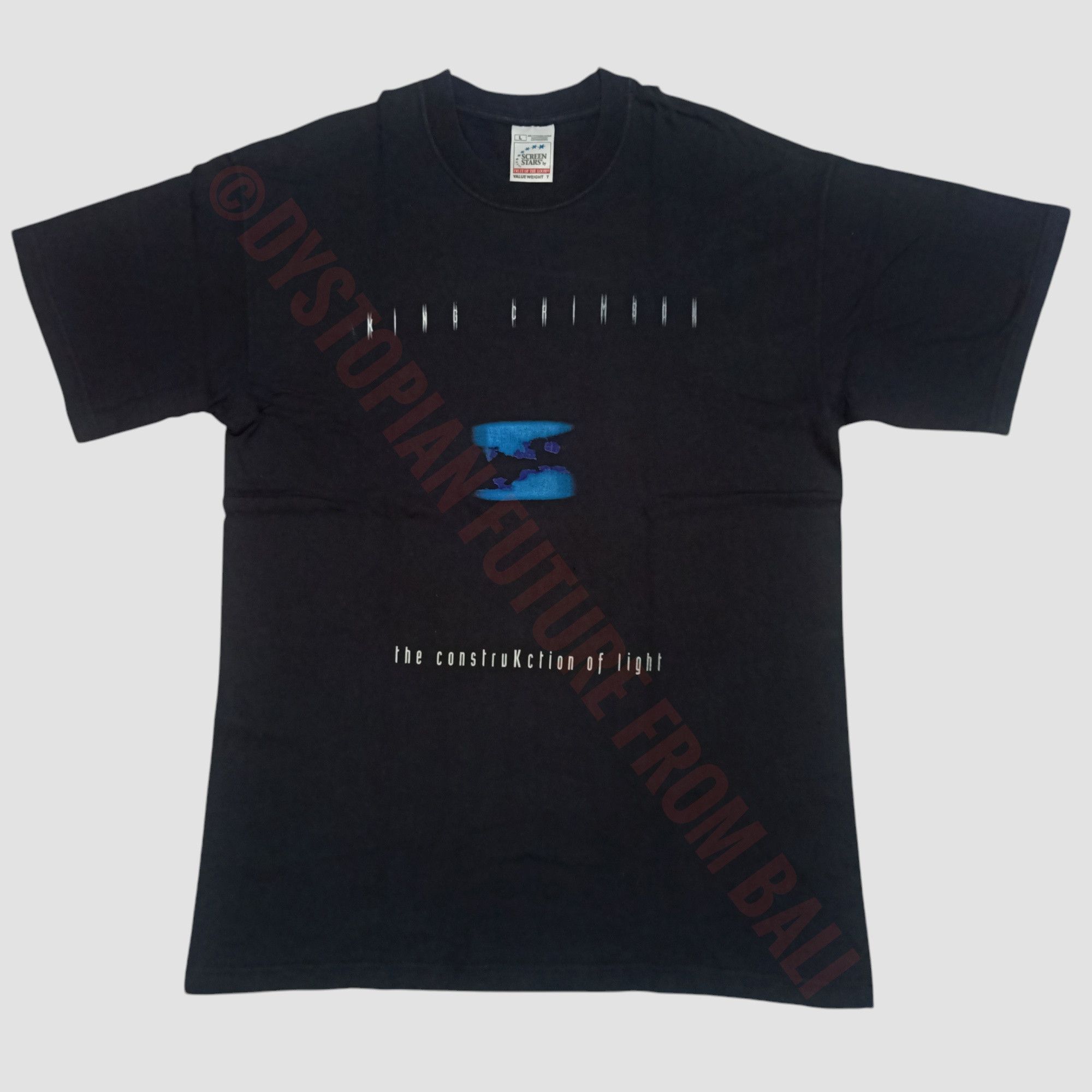 Band Tees × Vintage Vintage King Crimson the construKction of light Tour Tshirt Size US L / EU 52-54 / 3 - 1 Thumbnail