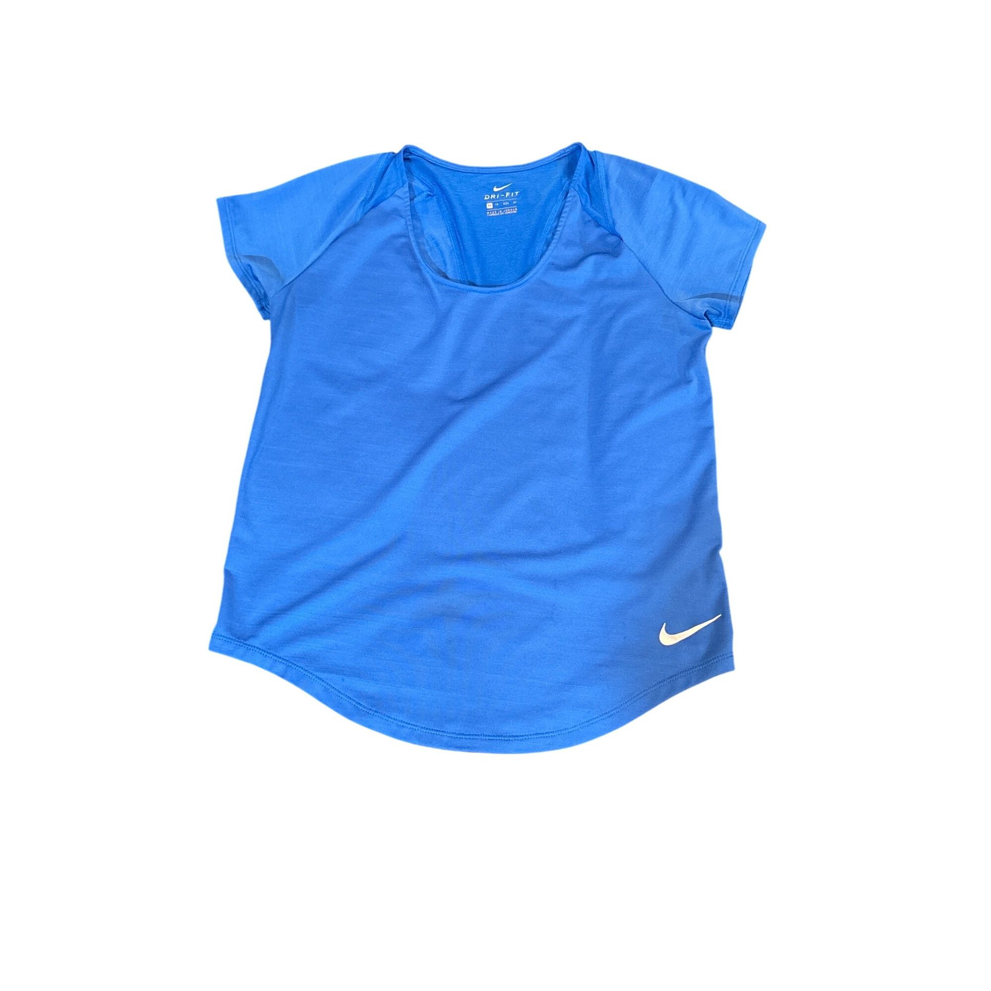 Nike NIKE Dri-Fit Women's Blue Athletic T-Shirt Size XS Size M / US 6-8 / IT 42-44 - 2 Thumbnail