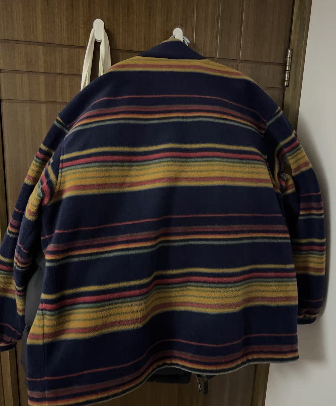 Supreme Supreme fw24 stripe zip up fleece jacket Size US XL / EU 56 / 4 - 2 Thumbnail