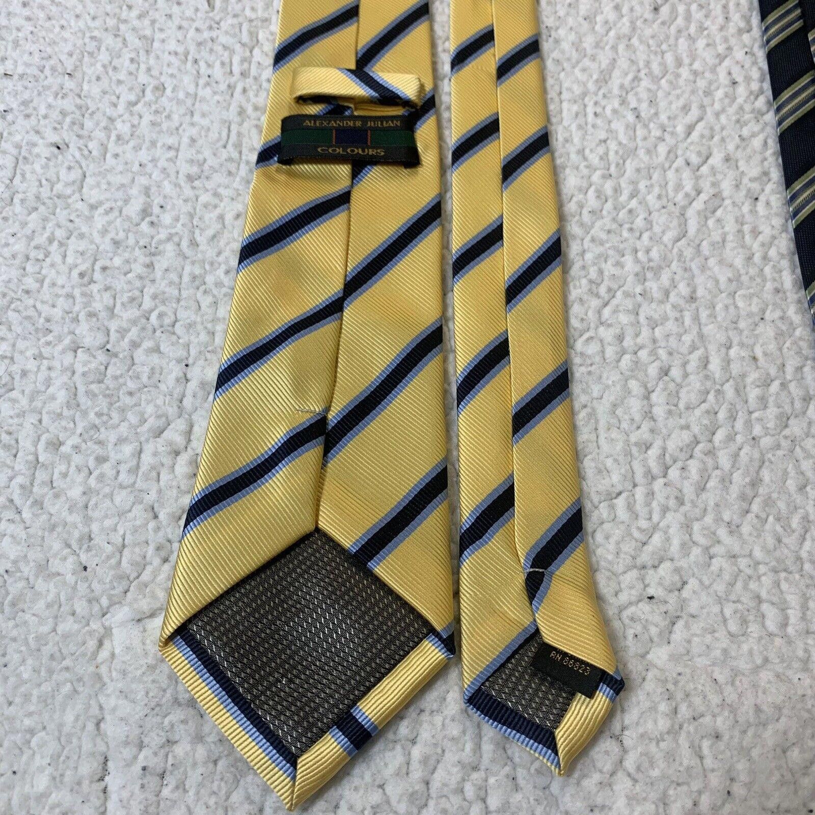 Alexander Julian Alexander Julian Colours Men's Ties Striped Lot 2 Size ONE SIZE - 7 Thumbnail