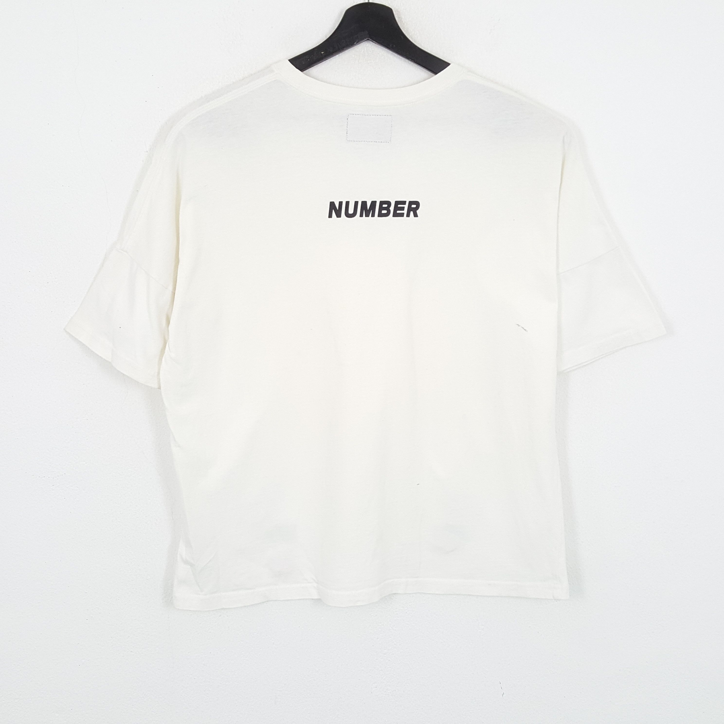 Number (N)ine NUMBER (N)INE Japanese Brand Fashion Designer Tshirt dp1 Size US XL / EU 56 / 4 - 3 Thumbnail