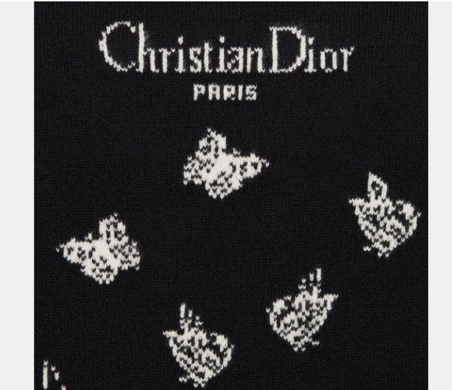 Dior o1w1db10225 414S55 Reversible Sweater in Black & White Size XS / US 0-2 / IT 36-38 - 3 Thumbnail