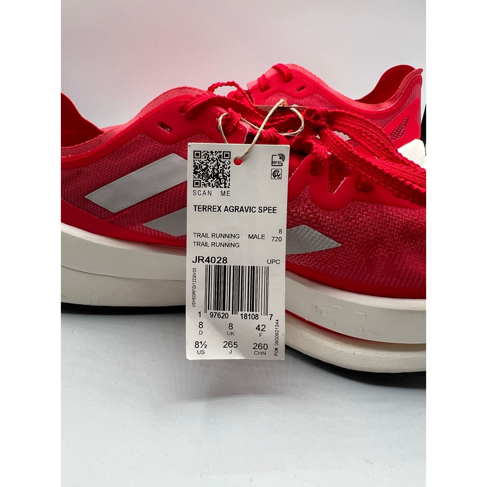 Adidas Adidas Terrex Agravic Speed Ultra "Pure Ruby Lucid Red' Size US 8.5 / EU 41-42 - 8 Thumbnail