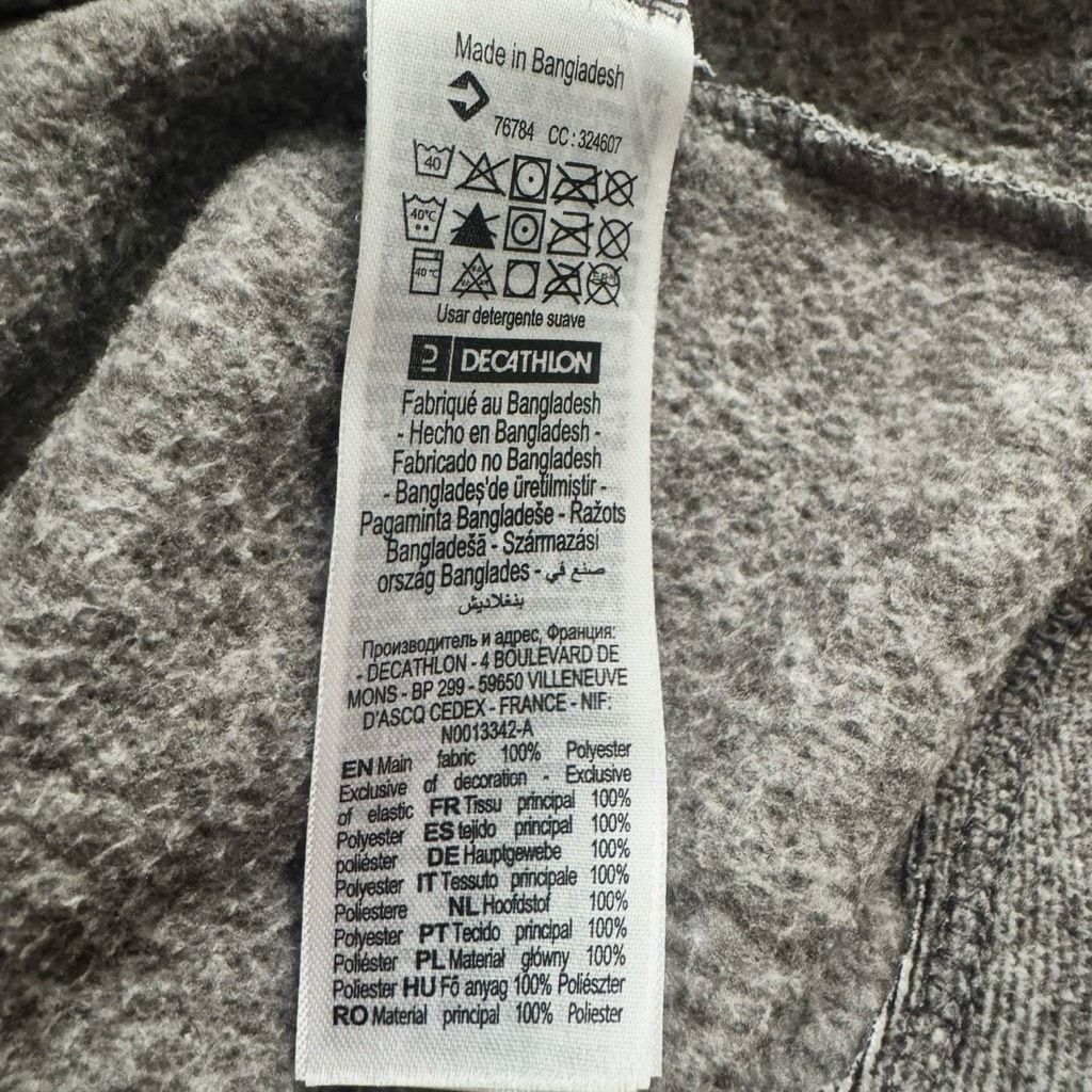 Other Quechua Gray Quarter Zip Fleece Pullover Women’s XS Small At Size S / US 4 / IT 40 - 4 Thumbnail