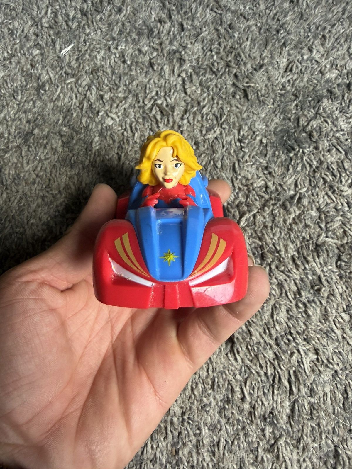 Marvel Comics 2019 Jam’n Marvel Super Hero Adventures Captain Marvel Car Size ONE SIZE - 1 Thumbnail