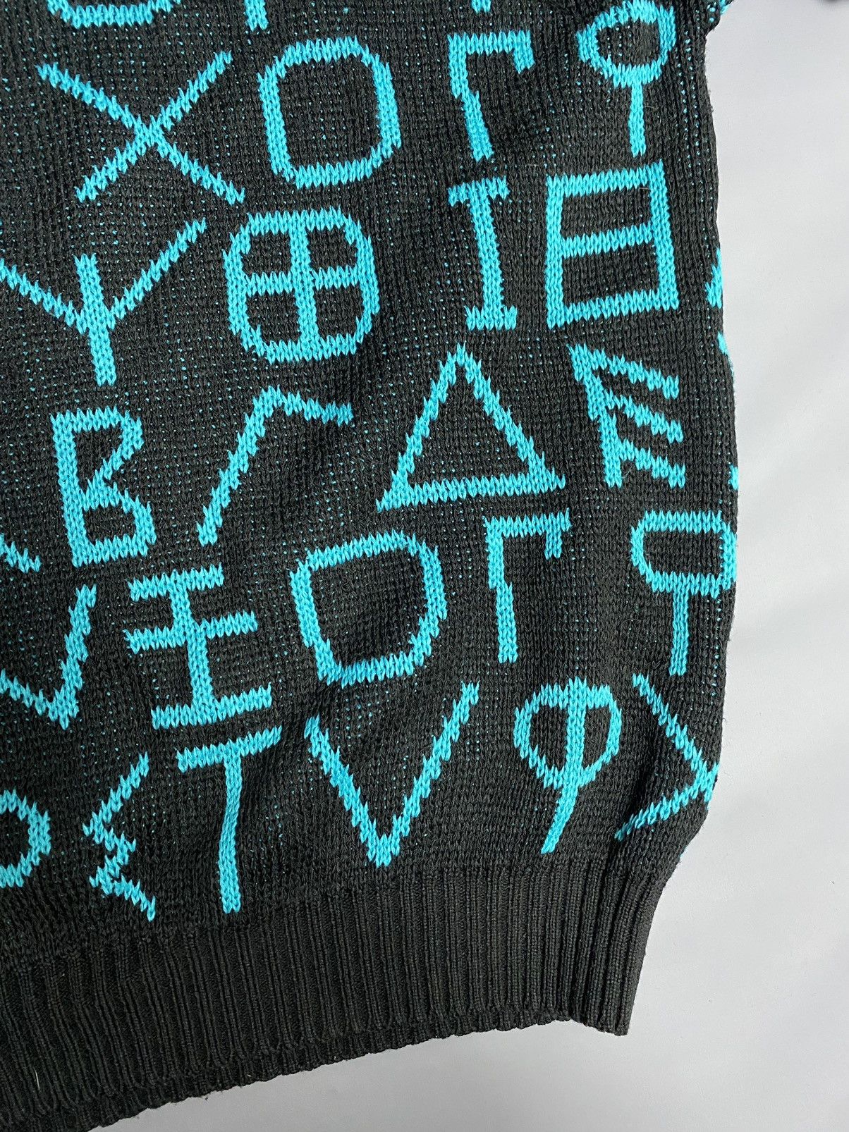 Other Vintage IN DESIGN Abstract Alphabet Acrylic Sweater USA Sz L Size US L / EU 52-54 / 3 - 10 Thumbnail