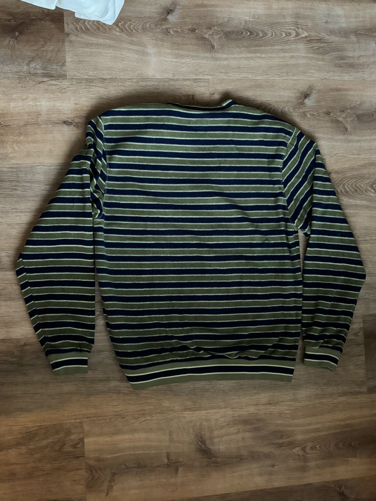 Stussy Stussy Striped Fleece Sweatshirt Size US L / EU 52-54 / 3 - 2 Thumbnail