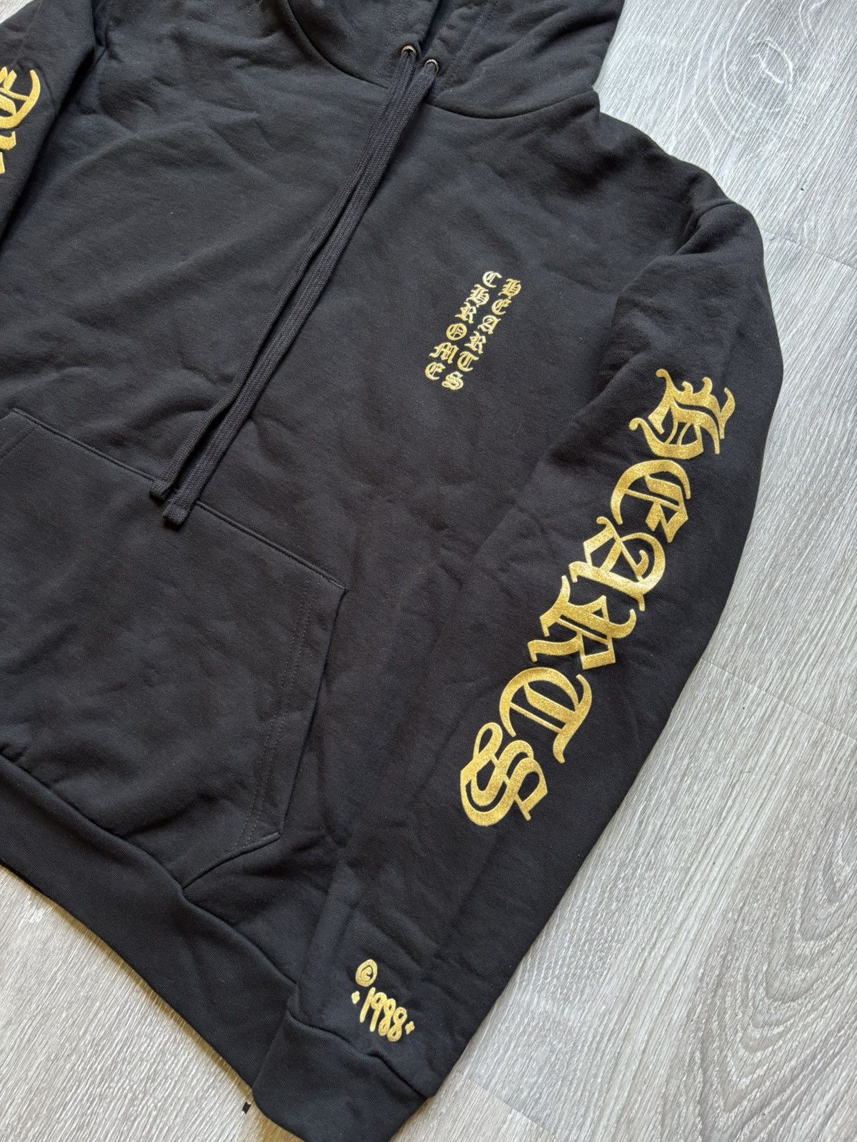 Chrome Hearts Chrome Hearts Black Gold 1988 Hoodie Size US M / EU 48-50 / 2 - 8 Thumbnail