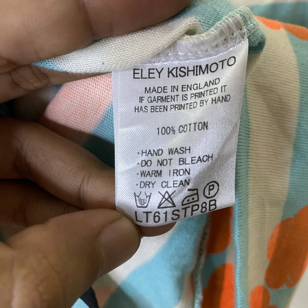 Designer Eley Kishimoto Hand Printed Cropped Sleeveless Size S / US 4 / IT 40 - 4 Thumbnail