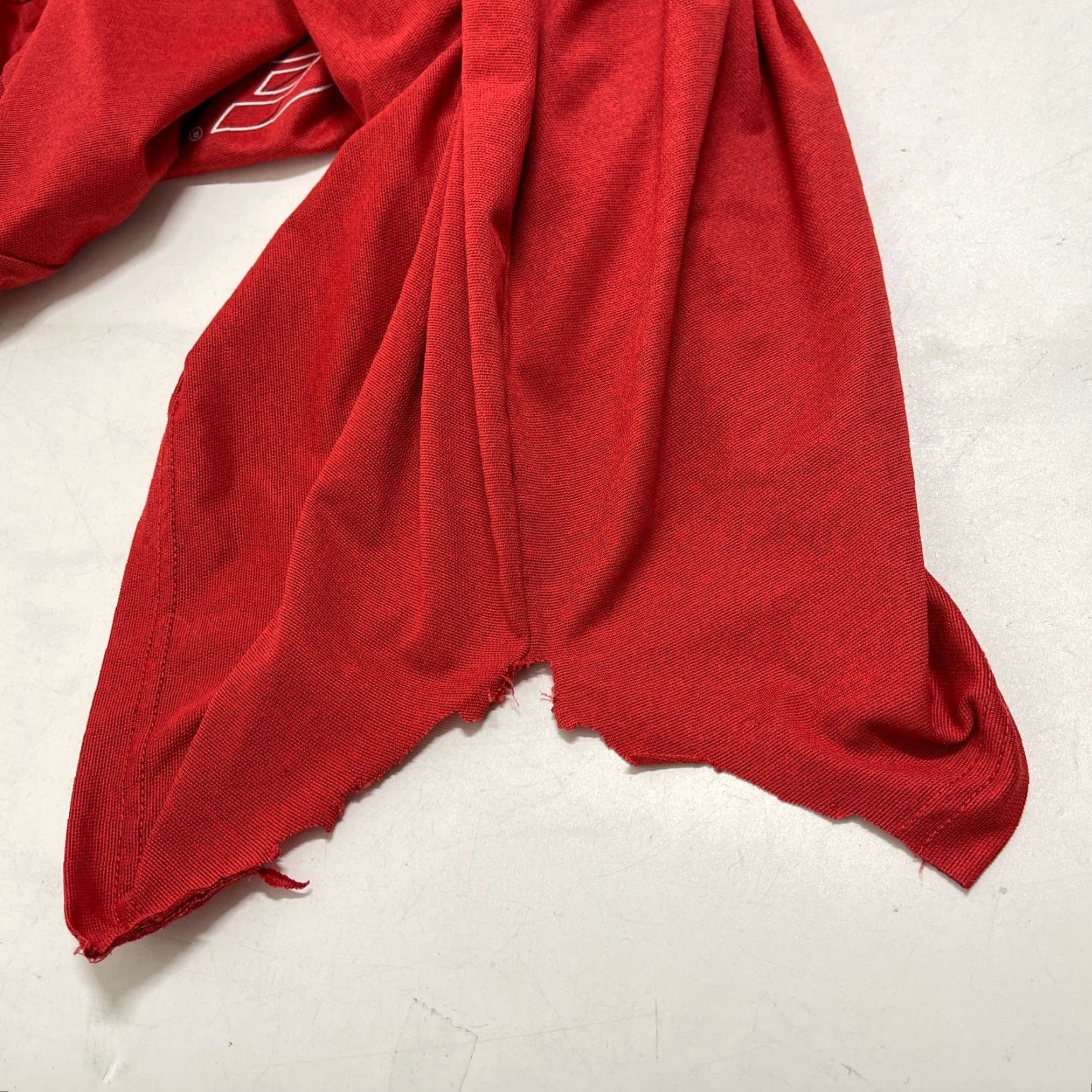 Nike NIKE Pro Dri Fit Tee Shirt Red Men XL Short Sleeve Logo Swoosh RIPPED ON SIDES Size US XL / EU 56 / 4 - 5 Thumbnail