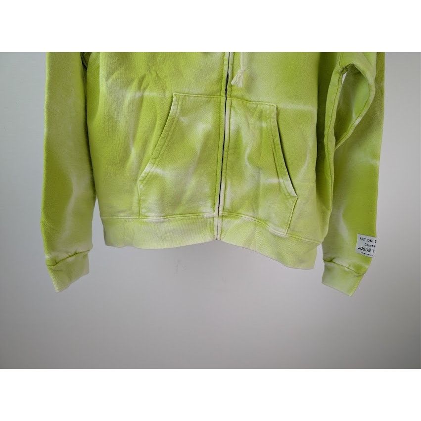Gallery Dept. o1rshd1 French Logo Zip Up Hoodie in Lime Green M Size US M / EU 48-50 / 2 - 4 Thumbnail