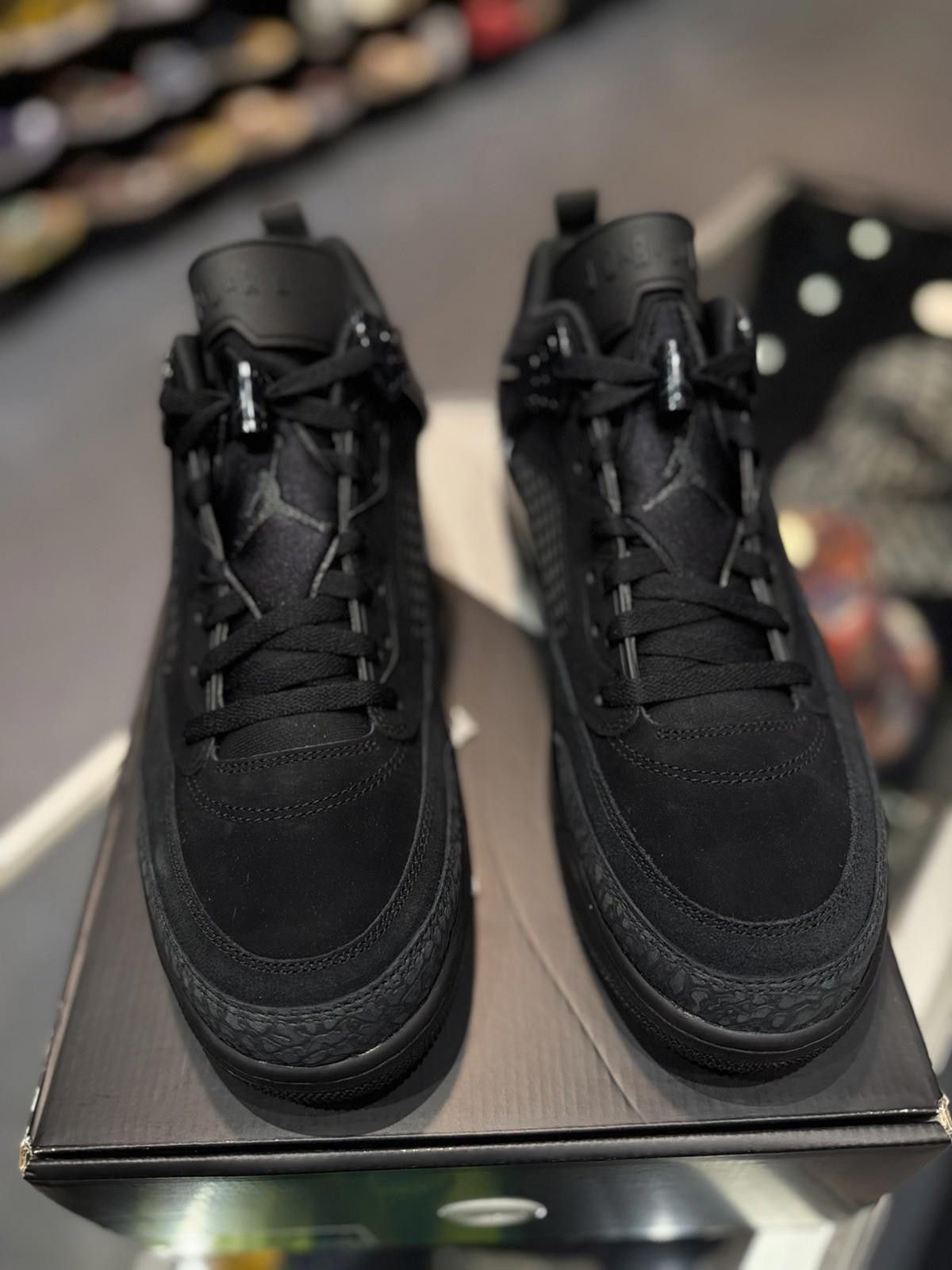 Jordan Brand Air Jordan Spizike Low Black Cat Sneakers, Size 13 BNIB Size US 13 / EU 46 - 7 Thumbnail