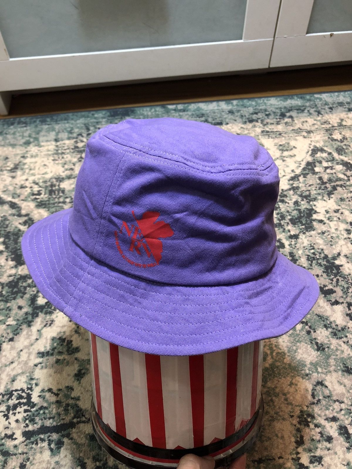 Anime × Japanese Brand Nerv Evagelion Work A.T Field By Khara Bucket Hats Size ONE SIZE - 6 Thumbnail