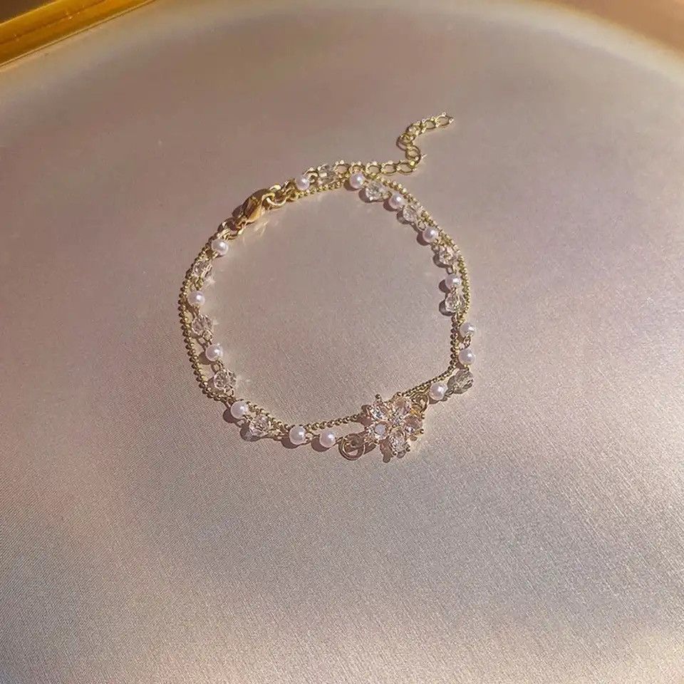 Other Delicate Flower Charm Bracelet Size ONE SIZE - 1 Thumbnail
