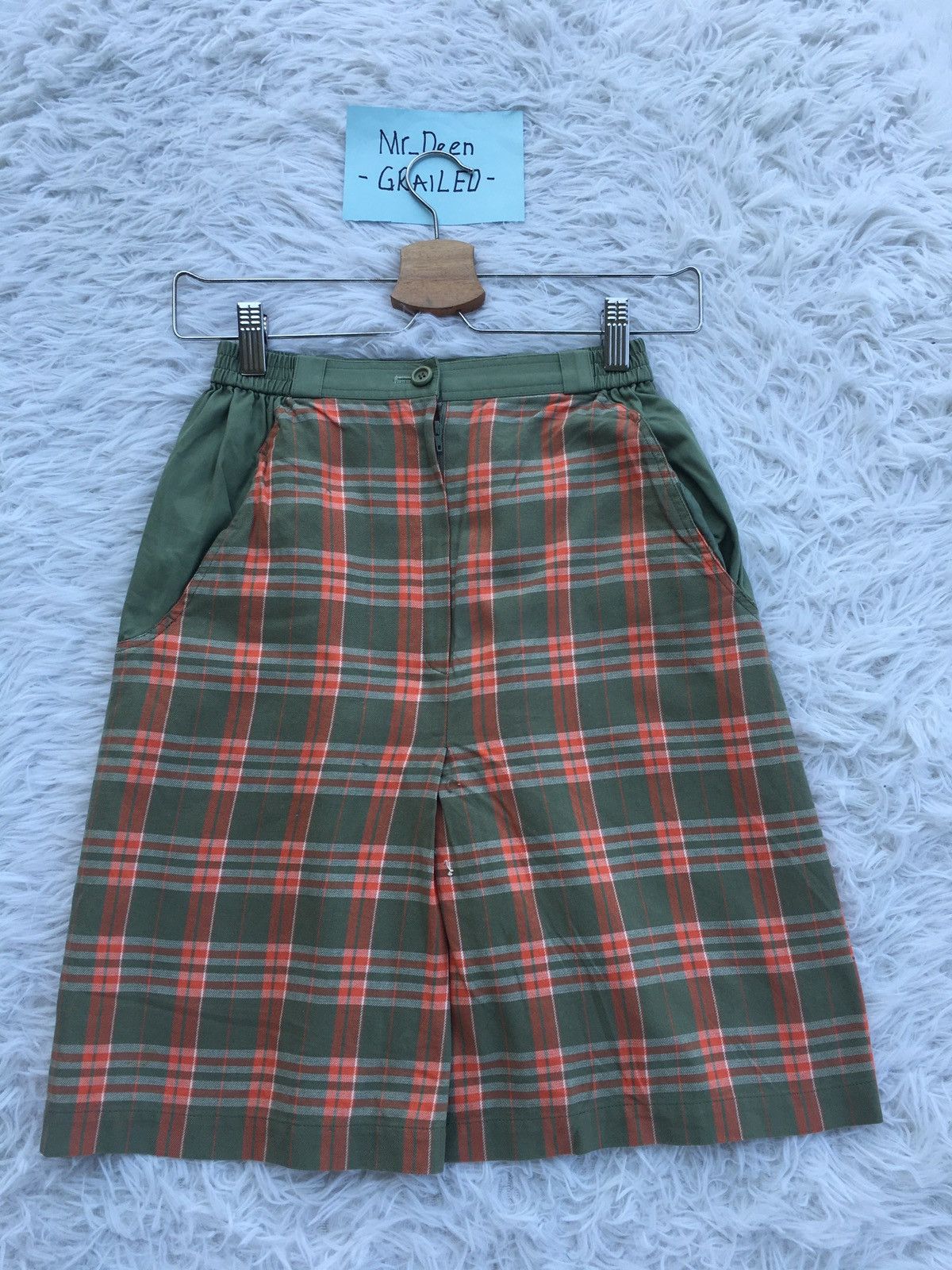 Christian Dior Monsieur Rare Vintage Christian Dior Checkered Mini Skirt Size 22" - 1 Thumbnail