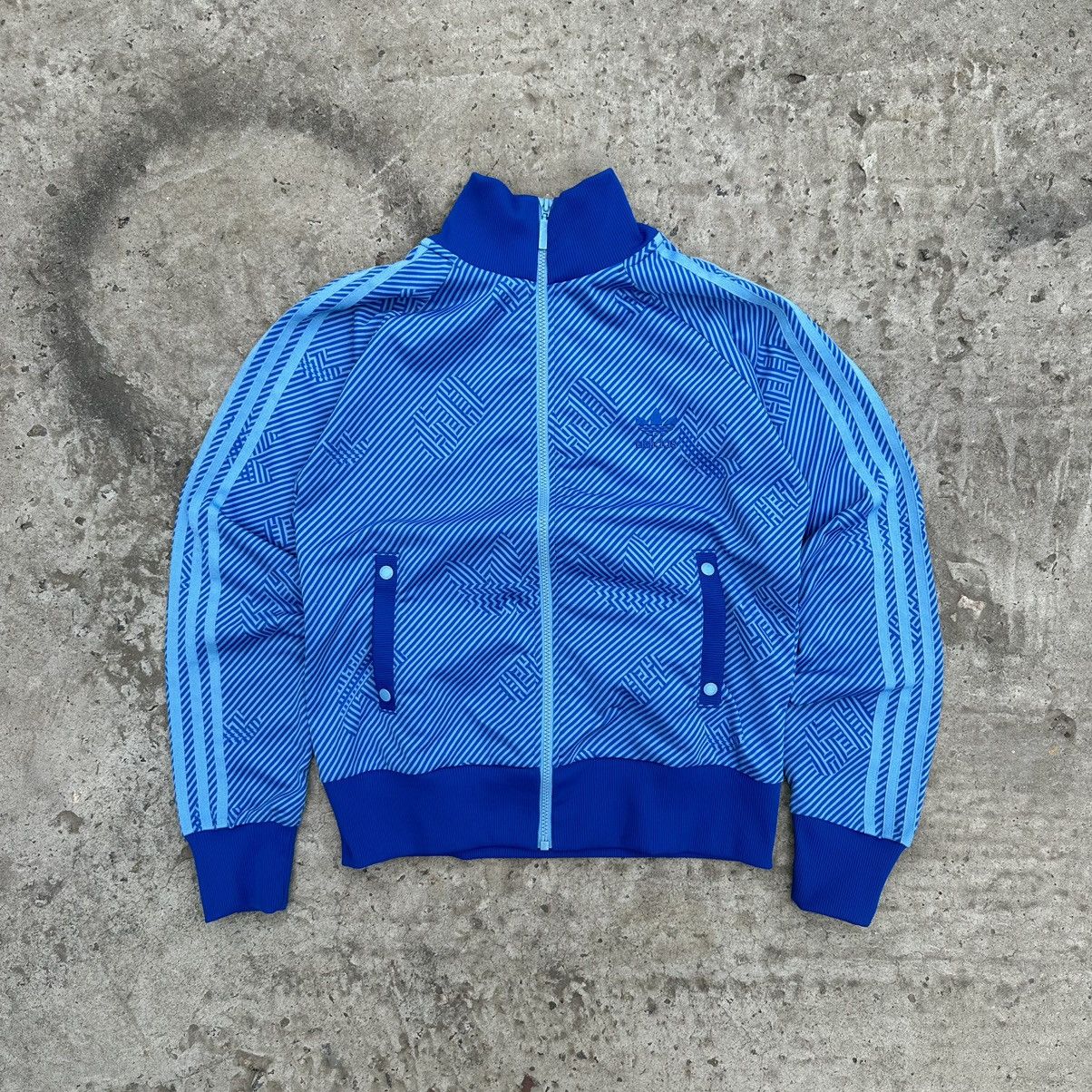 Adidas × Pharrell Vintage Adidas Zip Sweater 00s Y2K Style USA Jacket Size L / US 10 / IT 46 - 2 Thumbnail