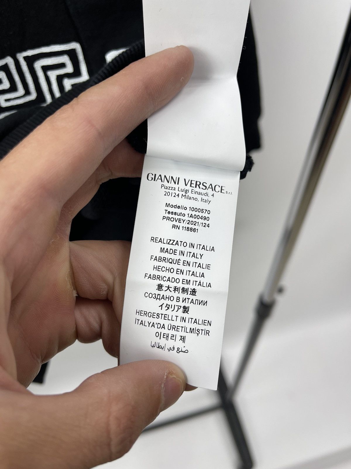 Versace Gianni Versace Hoodie Big Logo Size 6 years (116 cm) Black Size US XXS / EU 40 - 8 Thumbnail