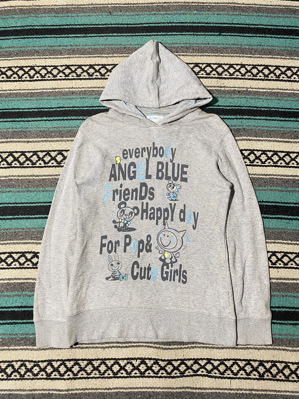 Angel Blue 2000s Angel Blue - All Mascots Pullover Hoodie Size US M / EU 48-50 / 2 - 1 Thumbnail