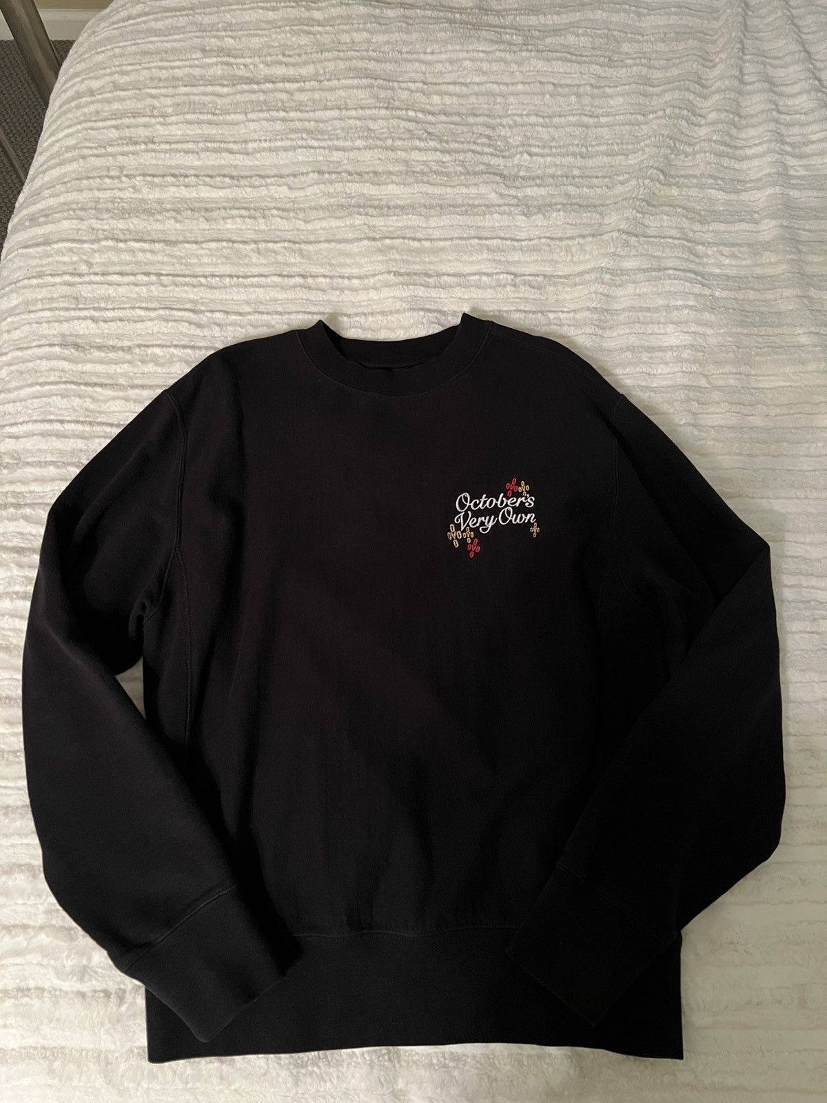 October's Very Own OVO Pom Pom Script Crewneck Sweatshirt Size US L / EU 52-54 / 3 - 2 Thumbnail
