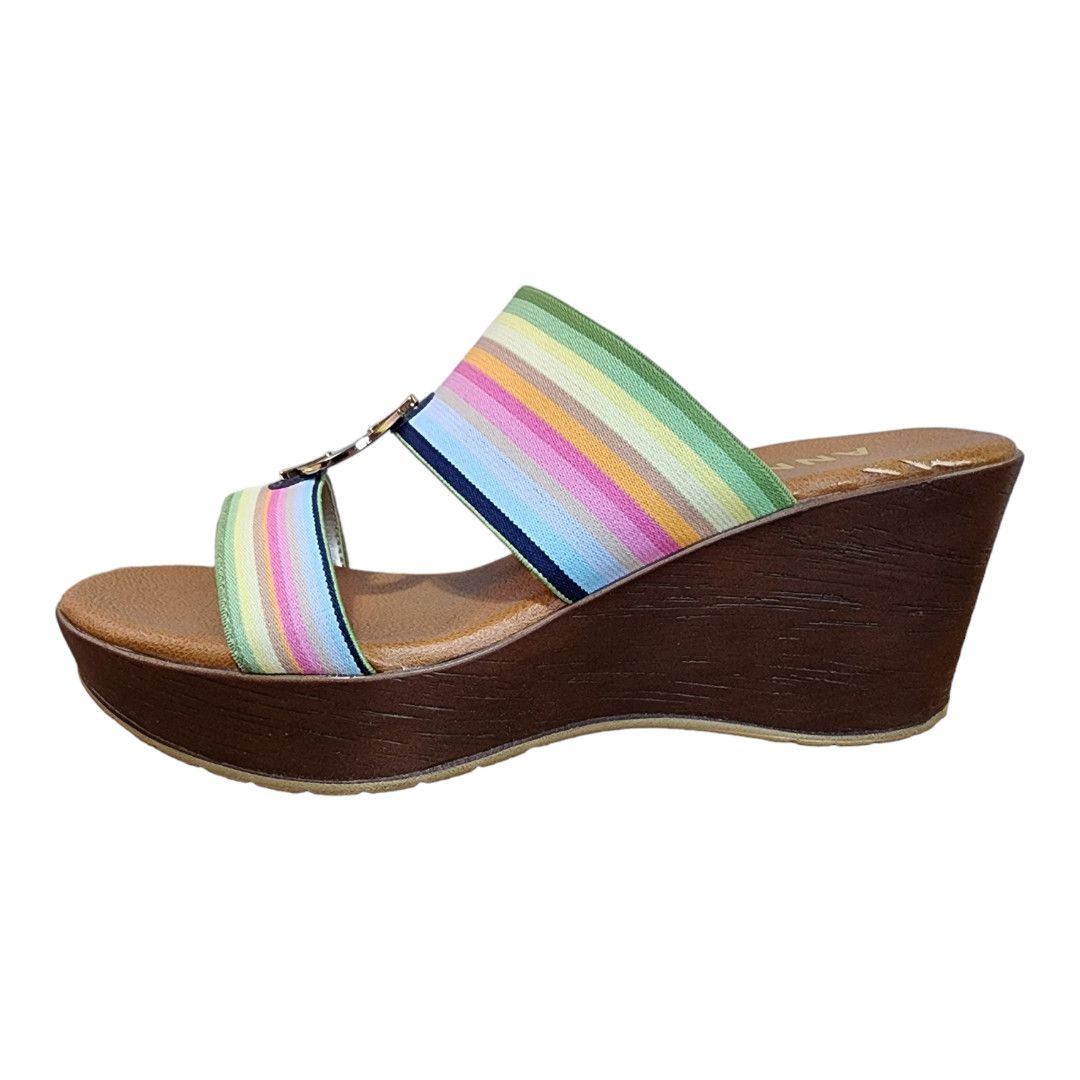 Anne Klein Anne Klein Hayda Striped Wedge Pump Women's Size 6 Size US 6.5 / IT 36.5 - 2 Thumbnail
