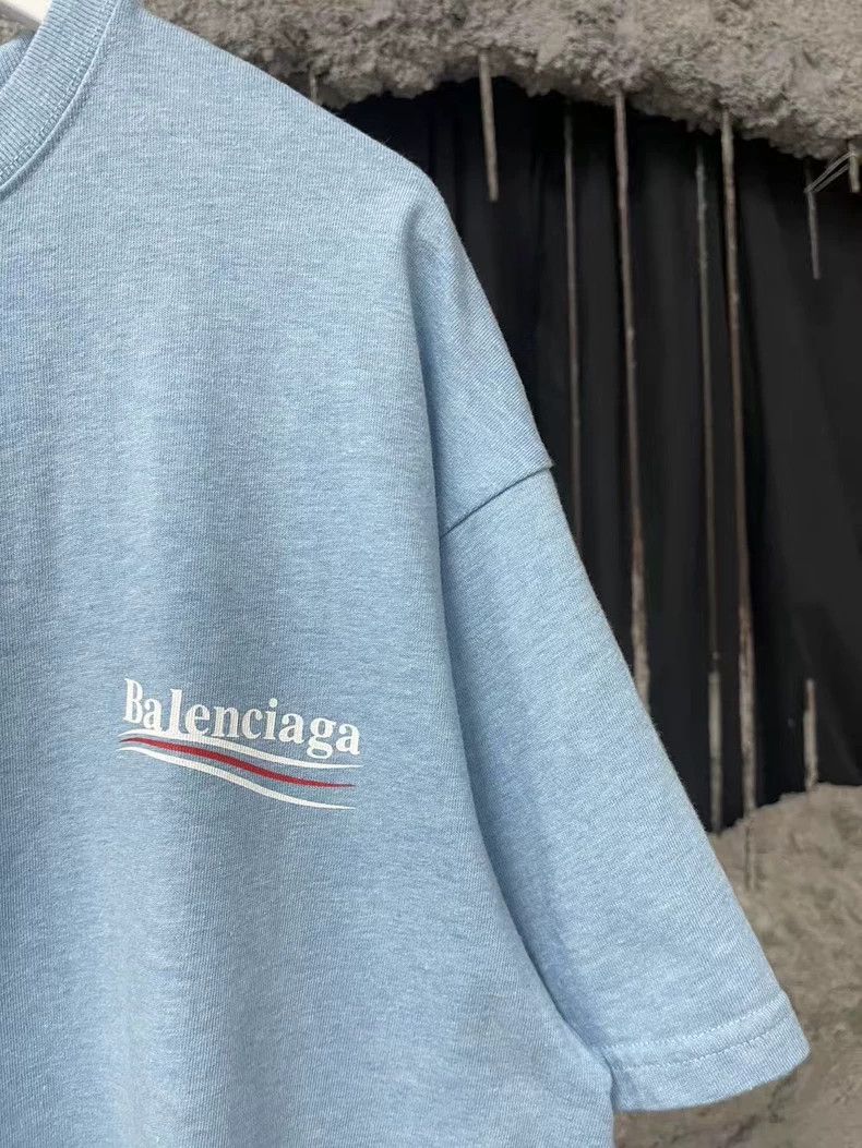 Balenciaga Balenciaga Haze Blue Coke Short Sleeves 2505-Nextarrow Size US XS / EU 42 / 0 - 6 Thumbnail