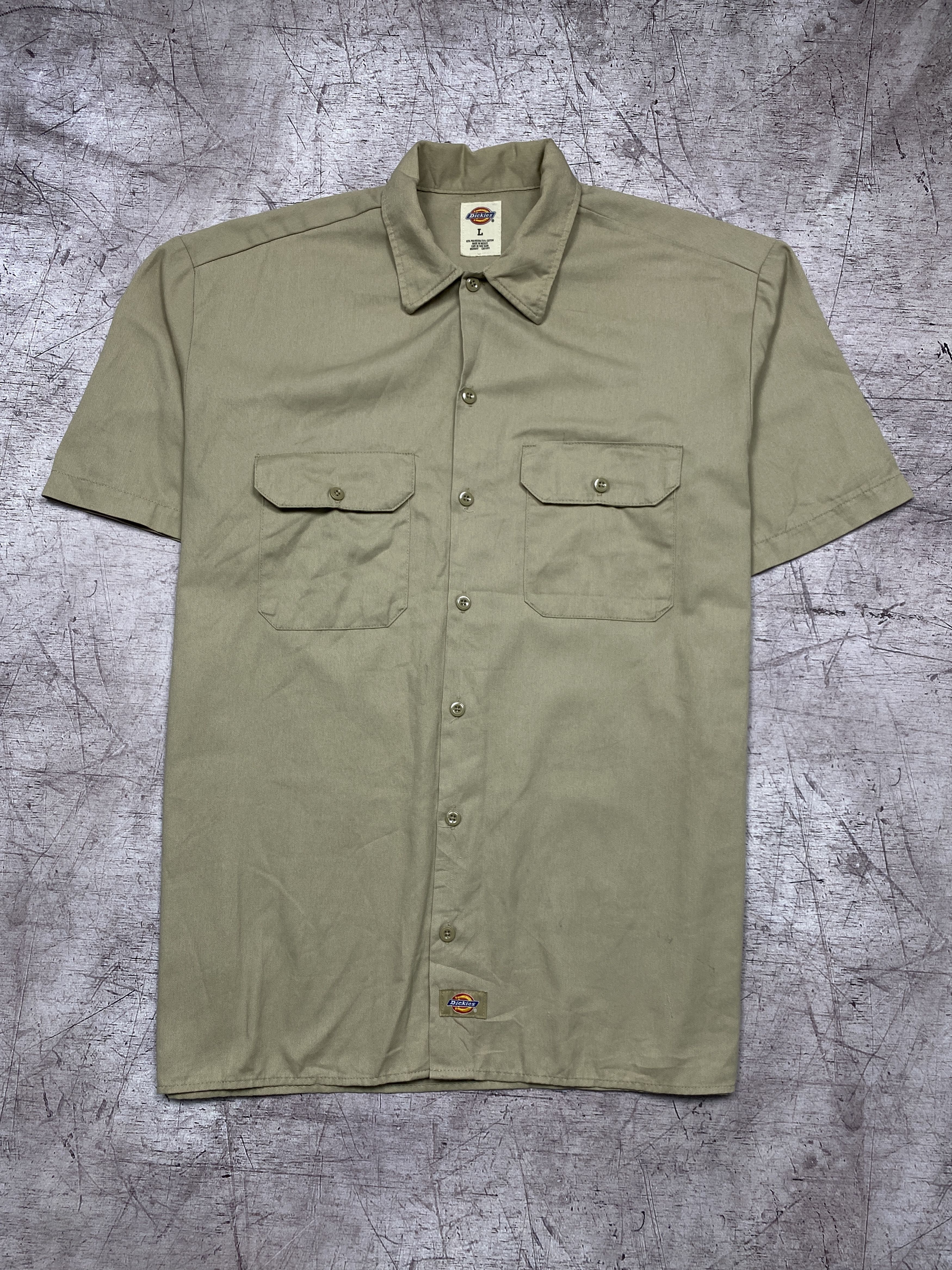 Dickies × Vintage Dickies Vintage Mens Classic Short Sleeve Shirt Size US L / EU 52-54 / 3 - 1 Thumbnail