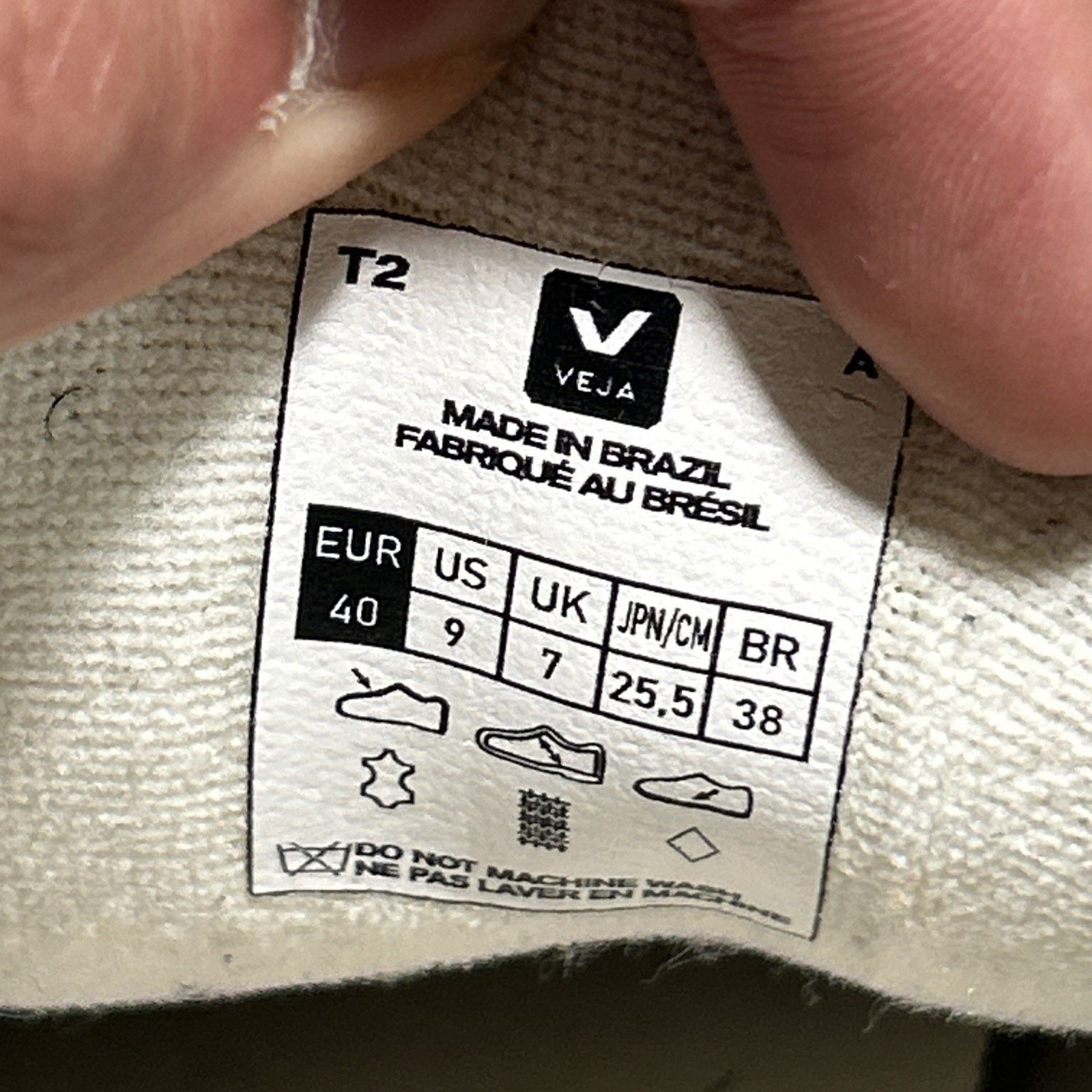 Veja VEJA Esplar T2 LeatherSneakers Ws 9 White Gray Minimalist Size US 9 / IT 39 - 11 Thumbnail