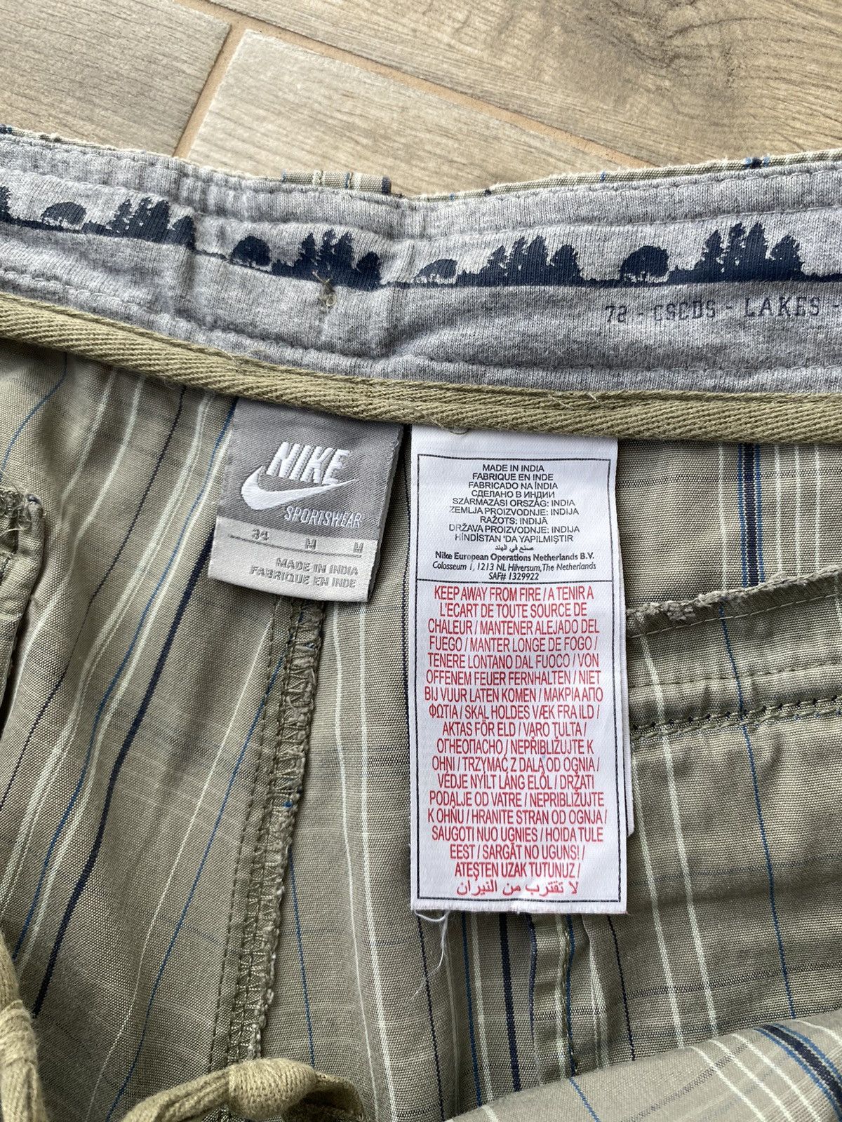 Nike × Vintage Nike Vintage Cargo Shorts Size US 34 / EU 50 - 14 Thumbnail
