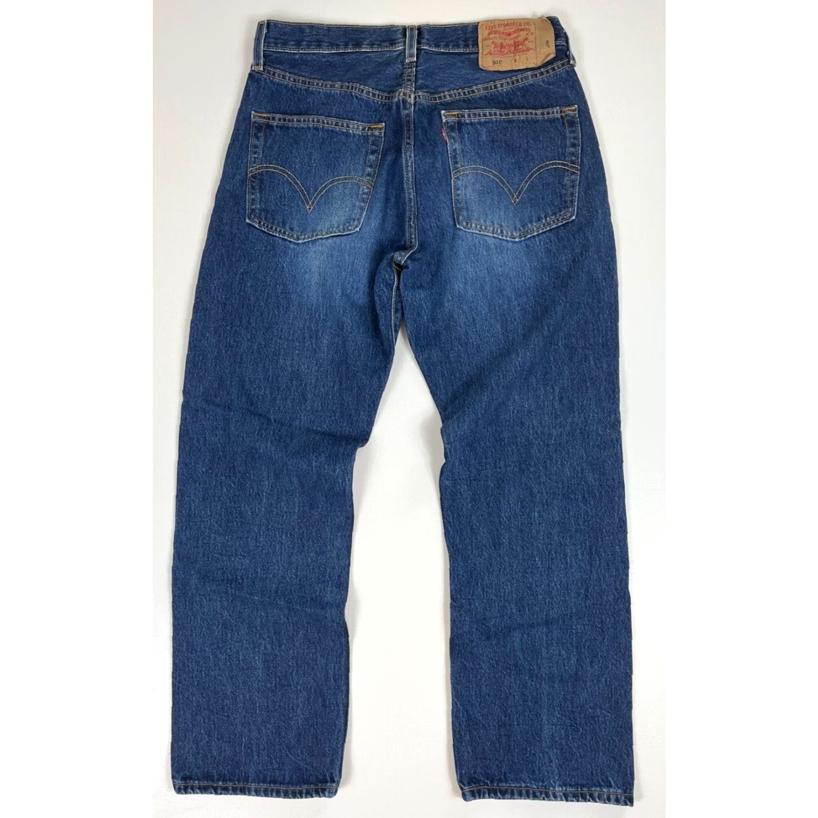 Levi's VINTAGE Levi's 501 Jeans Main Point Levi's 501 Jeans Men 33x30 Blue 90s Red Tab Straight Vintage Men’s 501 90s Jeans Size US 33 - 2 Thumbnail