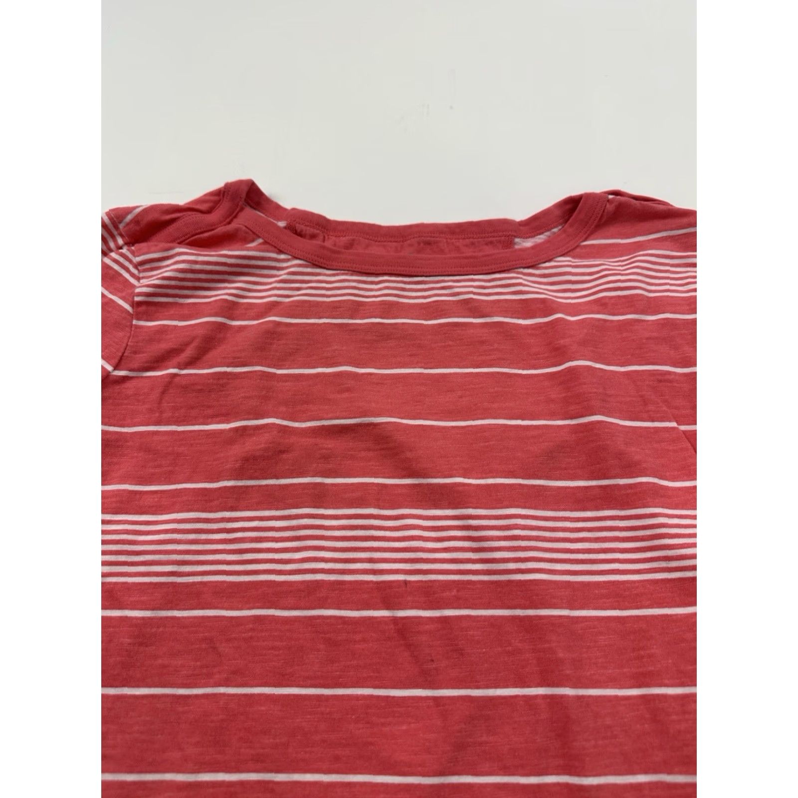 Eddie Bauer VINTAGE Eddie Bauer Shirt Womens Large Orange Striped 3/4 Sleeves Pullover T-Shirt Regular Fit Women L Orange Striped 3/4 Sleeve Casual Basic Size L / US 10 / IT 46 - 4 Thumbnail