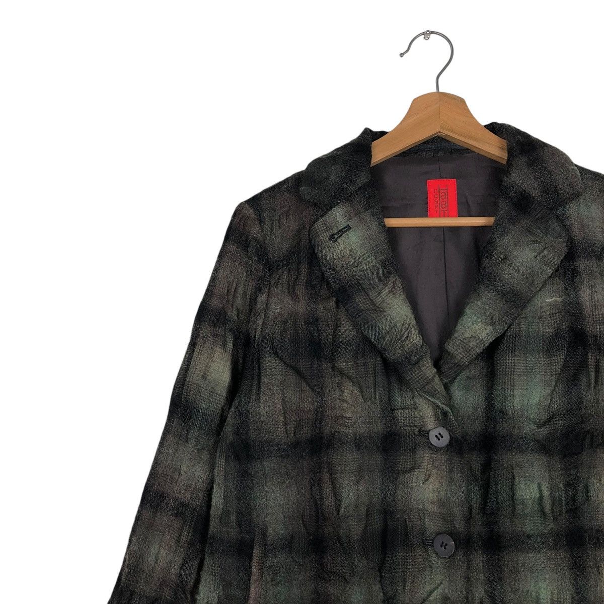 Issey Miyake VINTAGE HYBRID JACKET ISSEY MIYAKE HEART HAAT TARTAN DESIGN Size US M / EU 48-50 / 2 - 9 Thumbnail