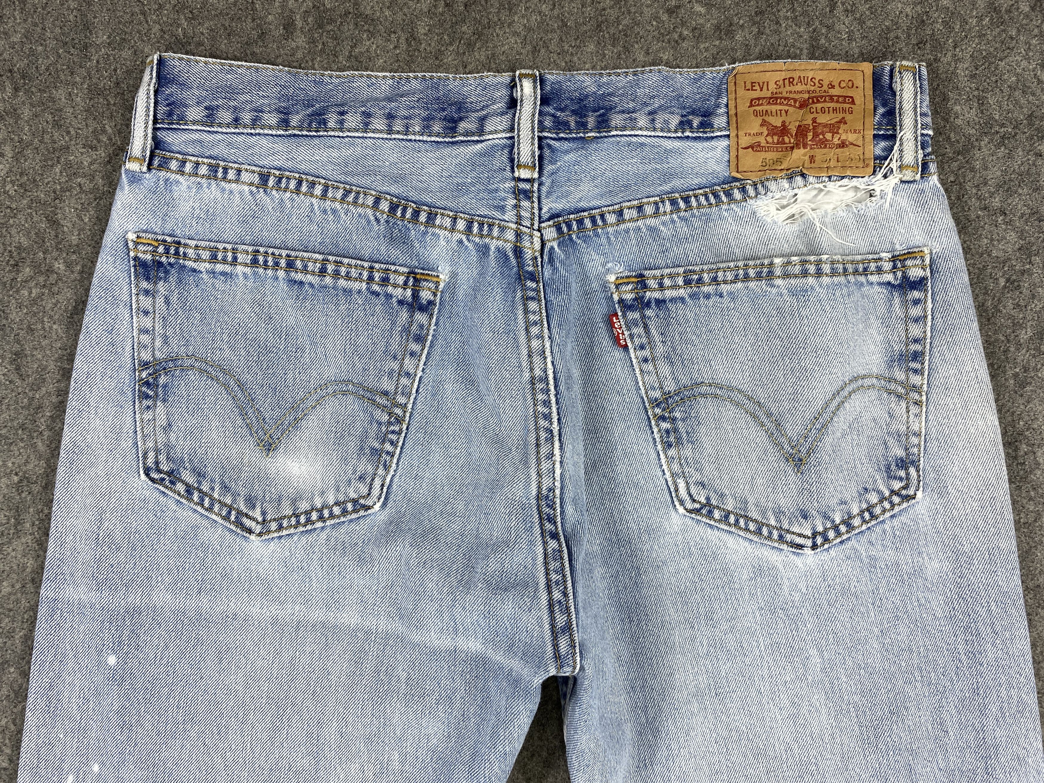 Levi's Mid Blue Vintage Levi's 505 34x26.5 Denim -JN1780 Size US 34 / EU 50 - 4 Thumbnail