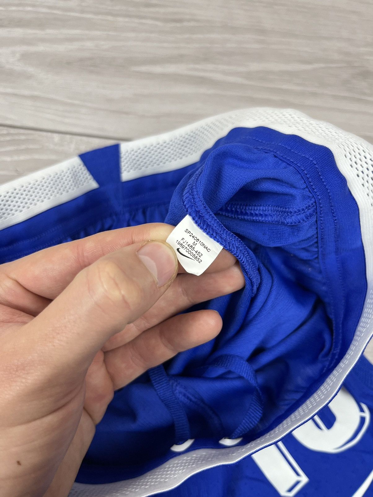Nike Nike France 2025 #18 Nkunku Soccer Player Issue Match Shorts Size US 32 / EU 48 - 14 Thumbnail