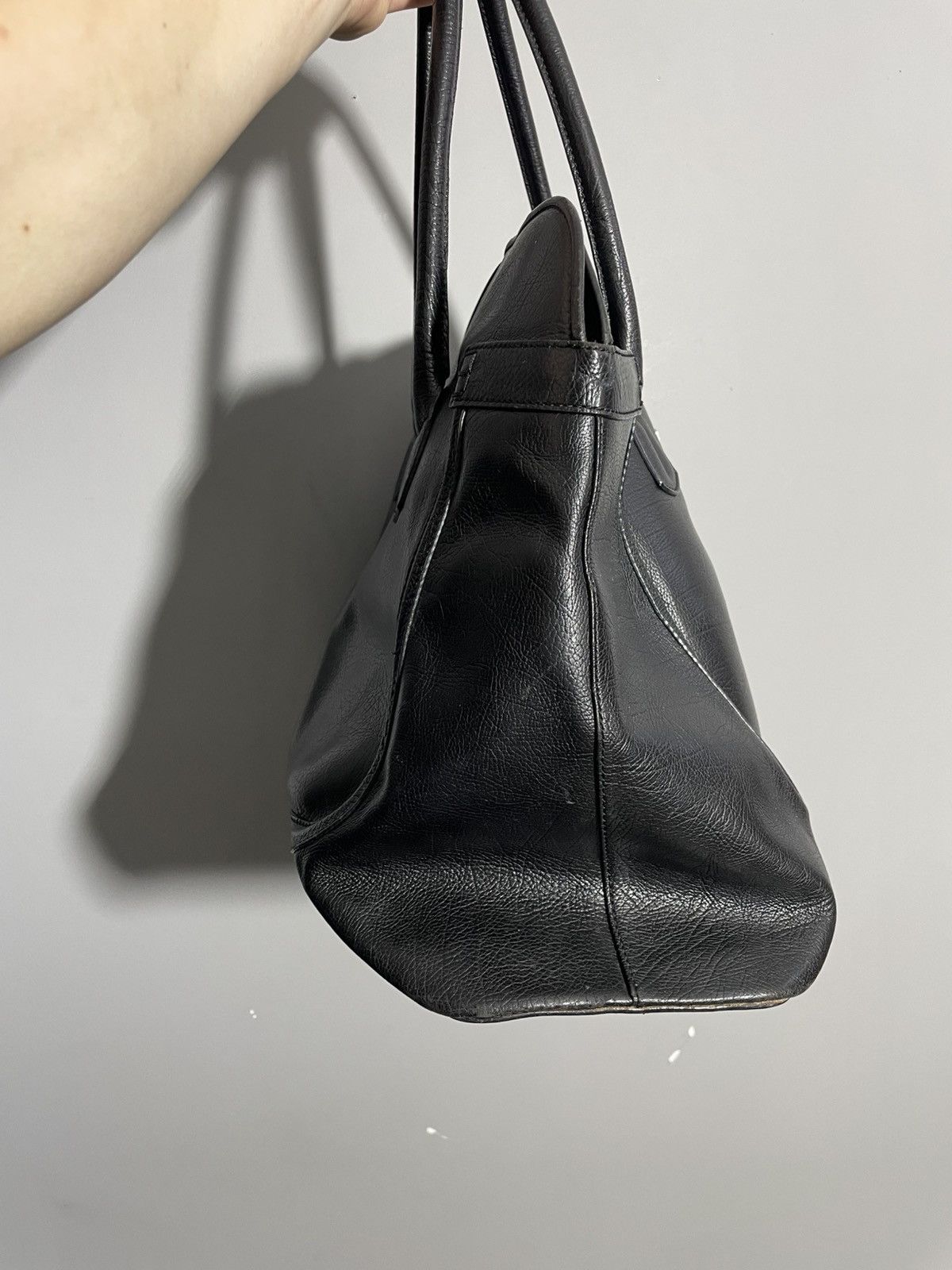 Tod's Tod’s Luxury Black Leather Handle Bag 32x46cm Size ONE SIZE - 3 Thumbnail