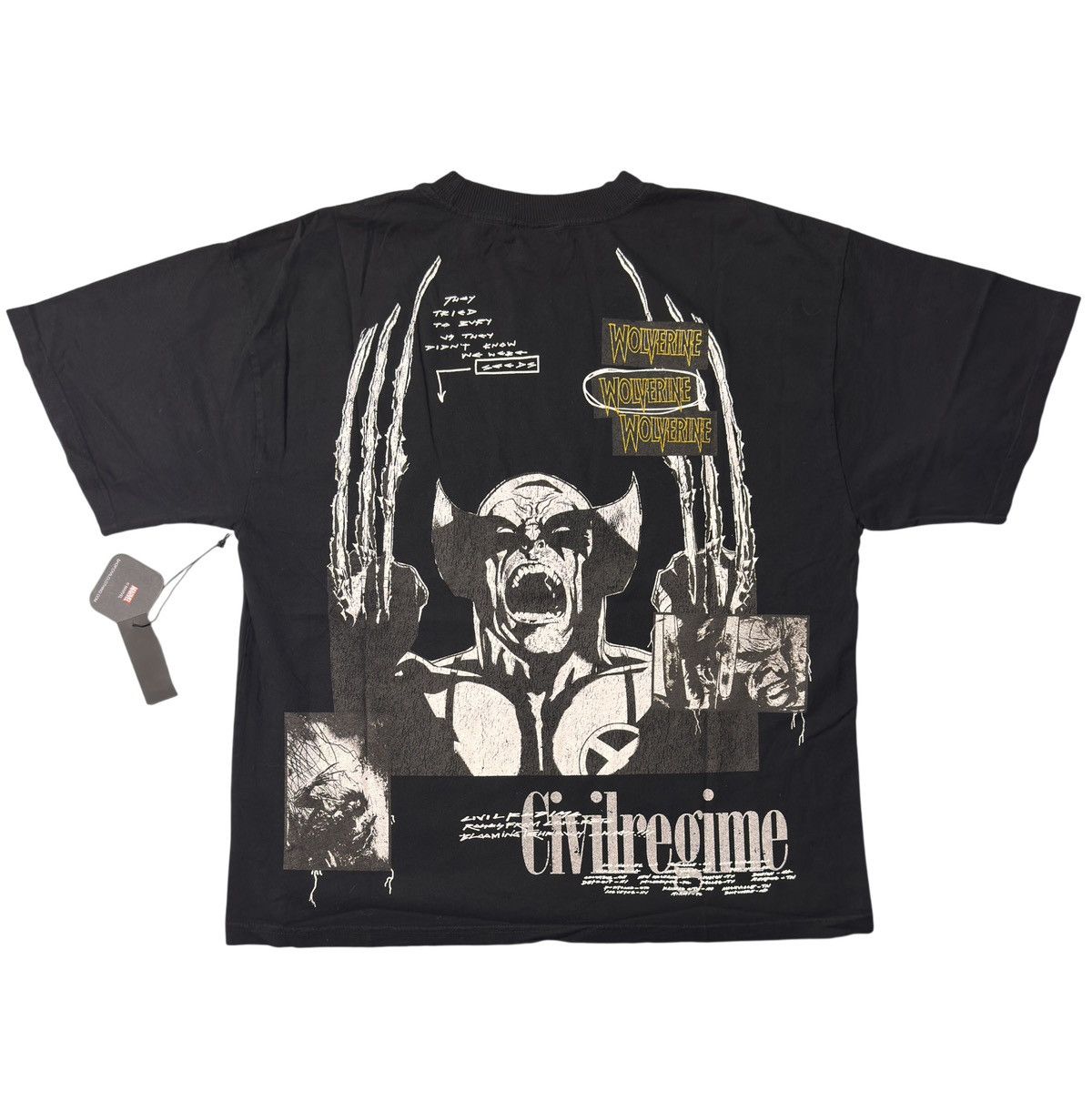 Civil Regime × Marvel Comics Civil Regime Marvel Wolverine Black Shirt Brand New W/ Tags Size US M / EU 48-50 / 2 - 3 Thumbnail