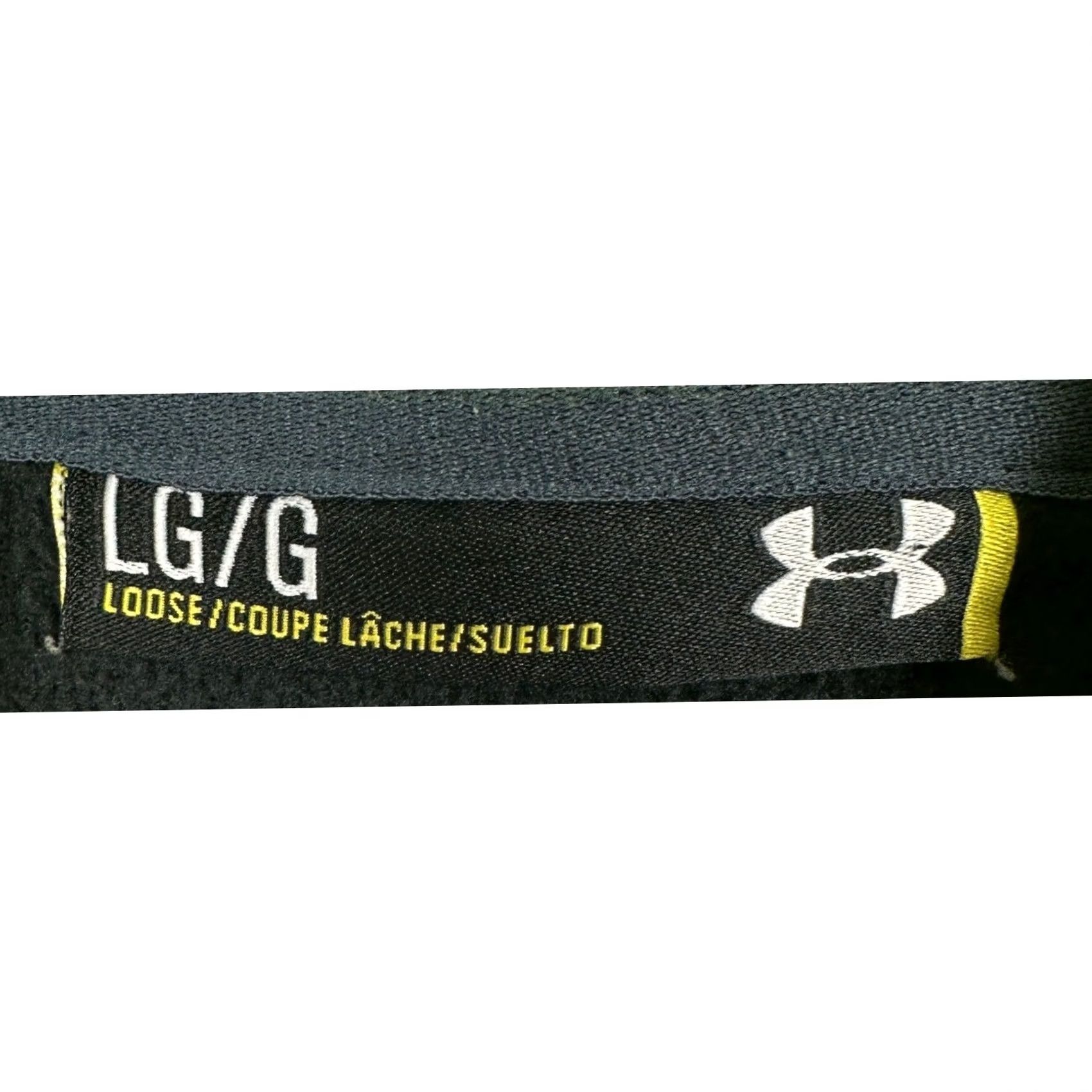 Under Armour Under Armour Hoodie Mens L Black Neon Yellow Hooded Graphic Pullover Sweatshirt Size US L / EU 52-54 / 3 - 4 Thumbnail
